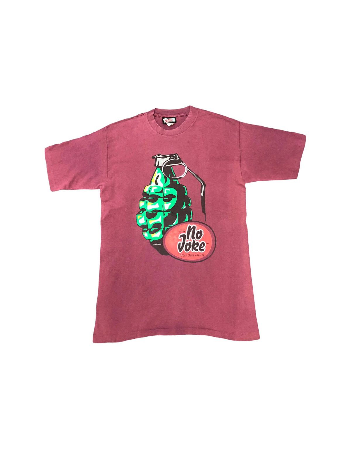 Rare 1993 vintage No Joke New York Streetwear label