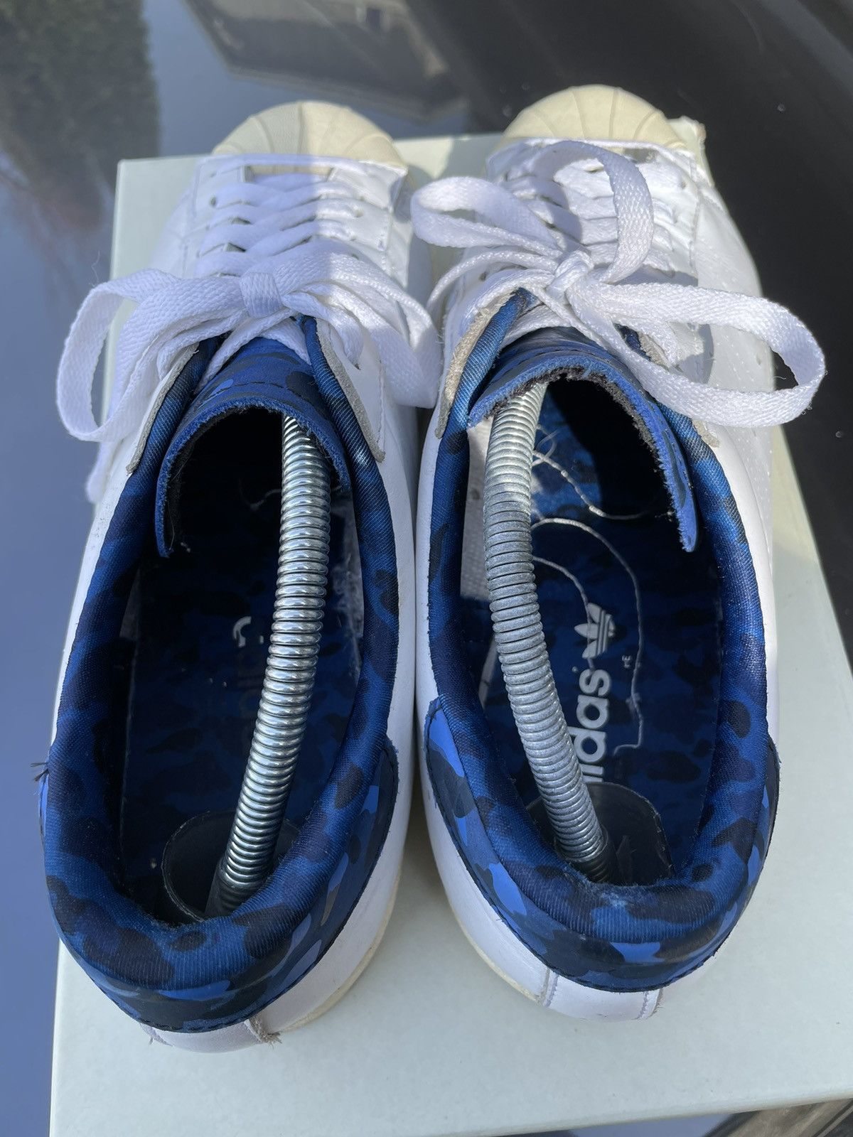 Adidas × Bape × Undefeated Undefeated X Bape Adidas Superstar 80s Size US 9 / EU 42 - 6 Thumbnail
