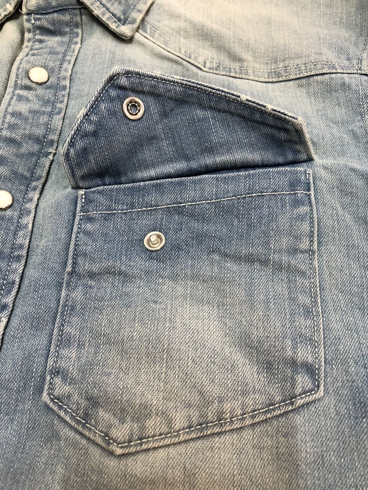 JACKROSE J-rock Jack Rose stonewash mud denim shirt Size US M / EU 48-50 / 2 - 9 Thumbnail