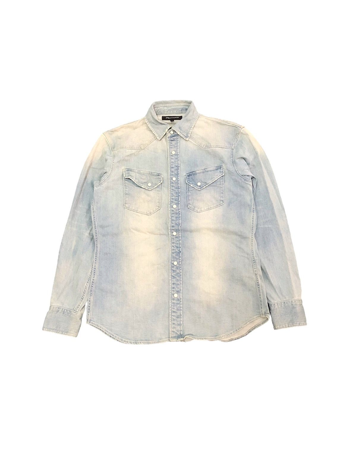 JACKROSE J-rock Jack Rose stonewash mud denim shirt Size US M / EU 48-50 / 2 - 1 Thumbnail