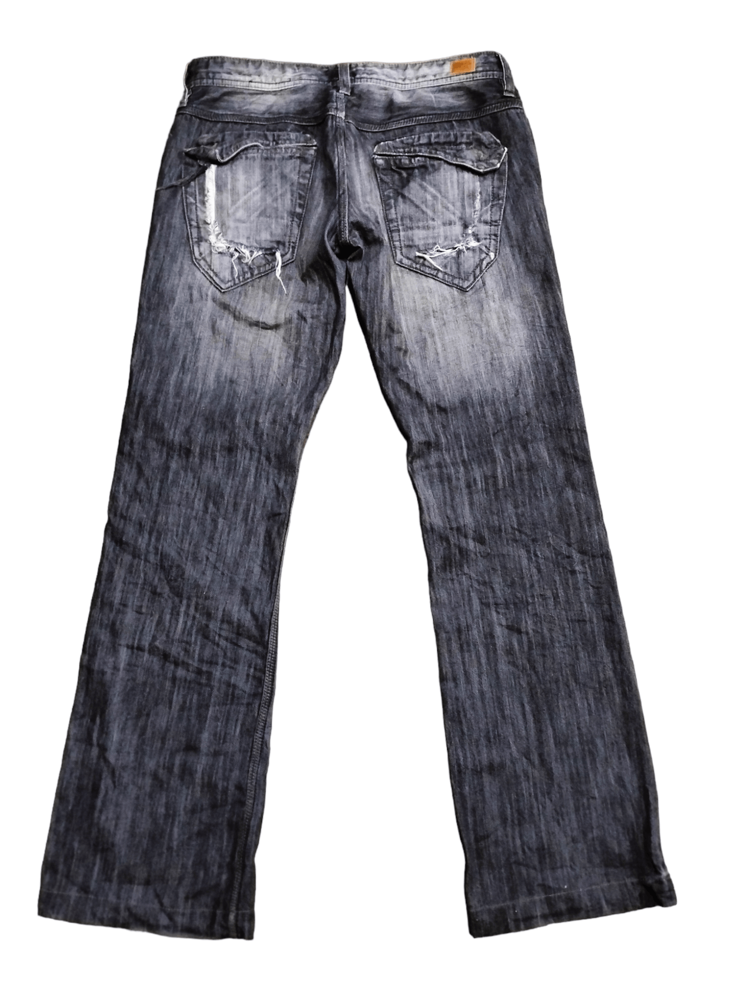 If Six Was Nine × Japanese Brand × Matsuda Japanese Nicole For Men Multi Pocket Denim Pants Distressed Size US 32 / EU 48 - 2 Thumbnail
