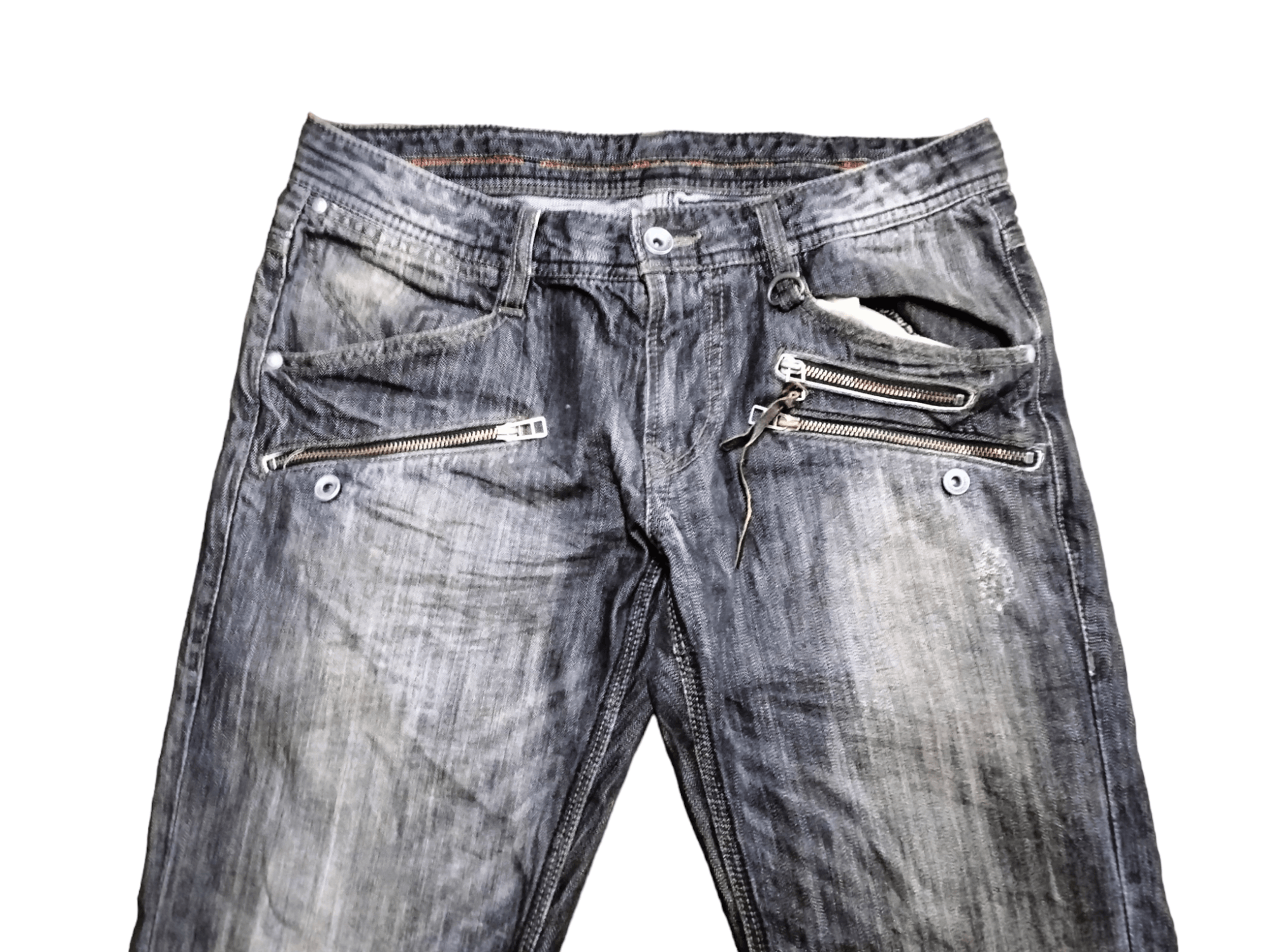 If Six Was Nine × Japanese Brand × Matsuda Japanese Nicole For Men Multi Pocket Denim Pants Distressed Size US 32 / EU 48 - 7 Thumbnail