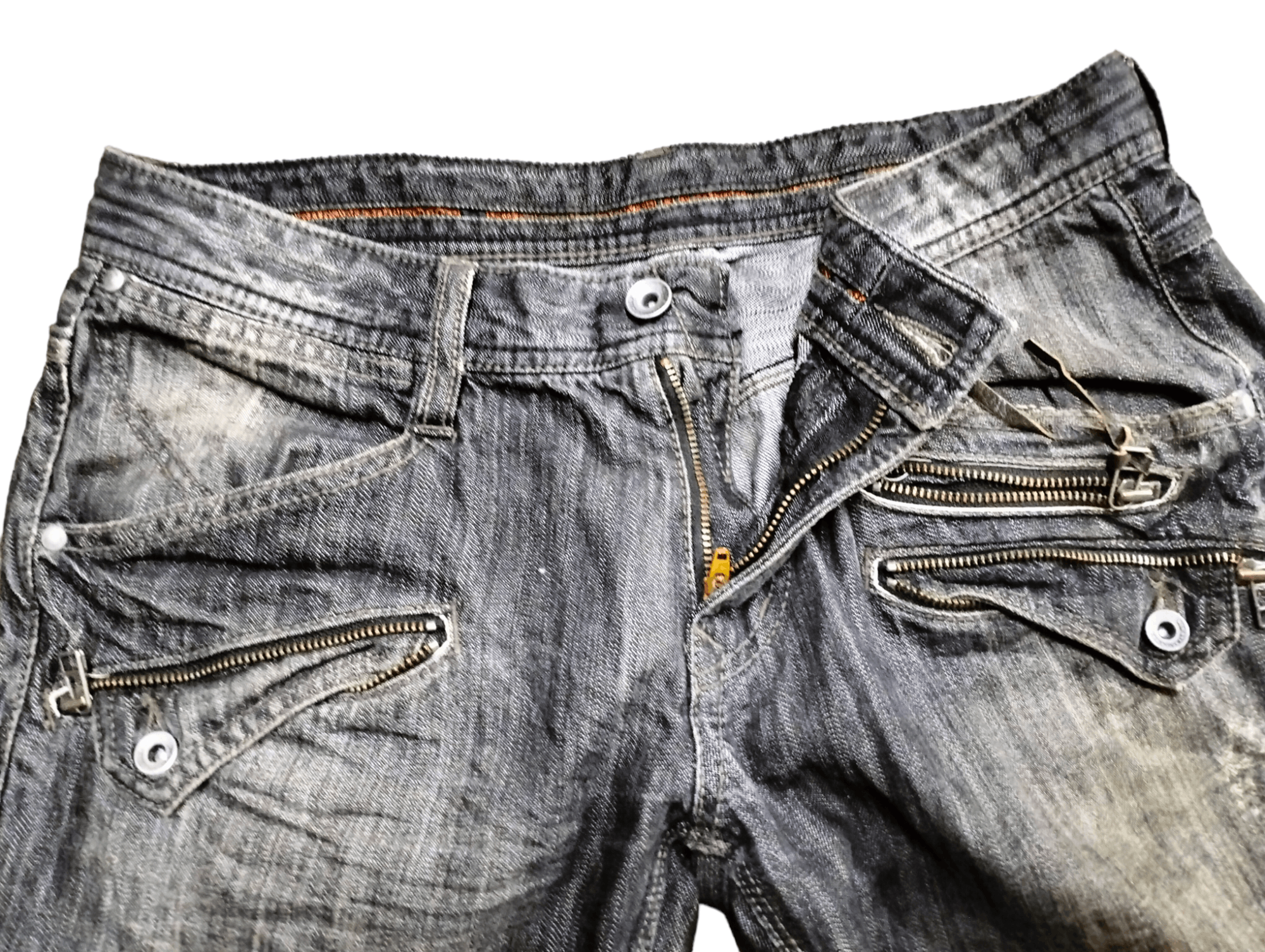 If Six Was Nine × Japanese Brand × Matsuda Japanese Nicole For Men Multi Pocket Denim Pants Distressed Size US 32 / EU 48 - 9 Thumbnail