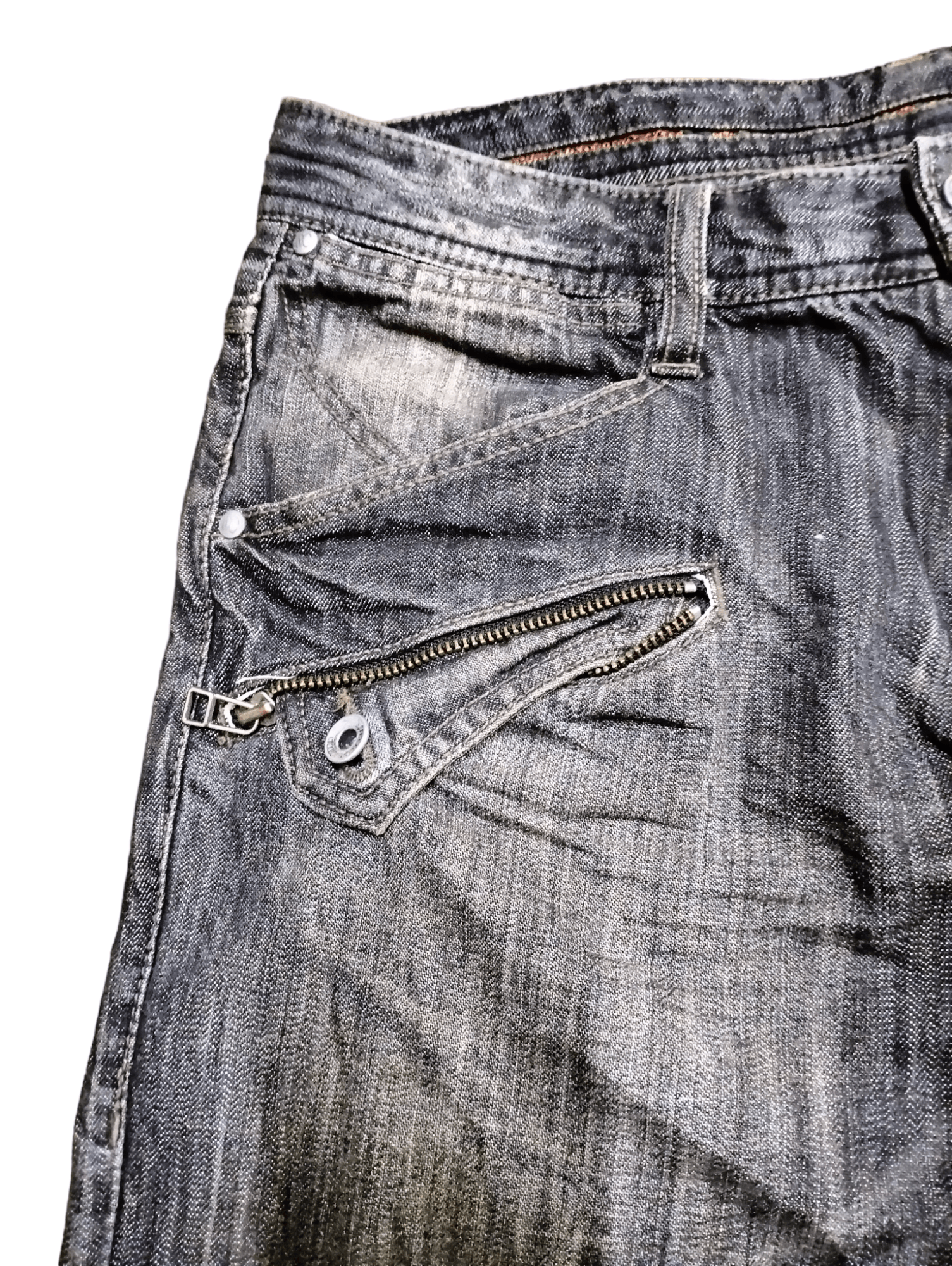 If Six Was Nine × Japanese Brand × Matsuda Japanese Nicole For Men Multi Pocket Denim Pants Distressed Size US 32 / EU 48 - 8 Thumbnail