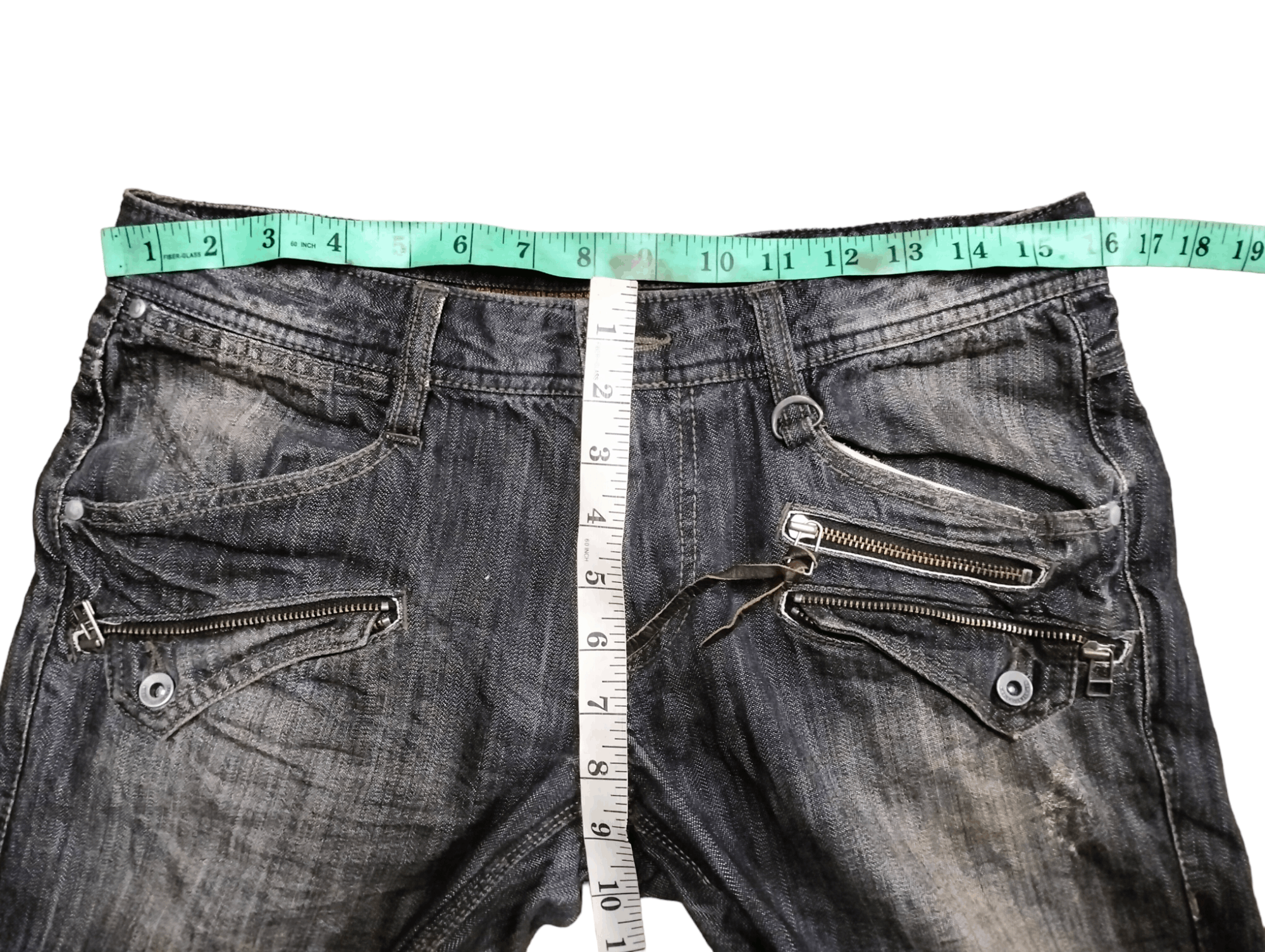If Six Was Nine × Japanese Brand × Matsuda Japanese Nicole For Men Multi Pocket Denim Pants Distressed Size US 32 / EU 48 - 21 Thumbnail