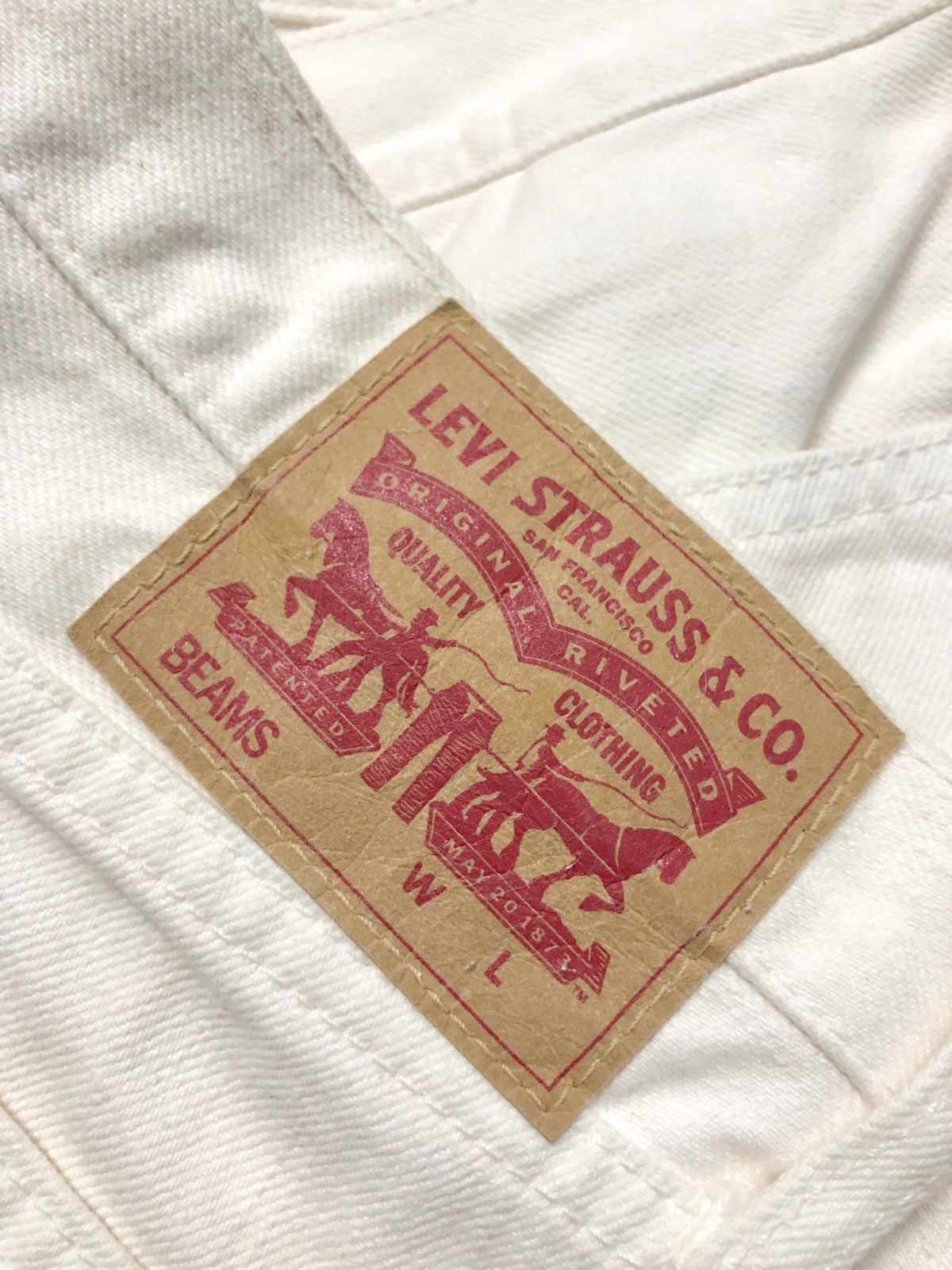 Beams Japan × Levi's 2019 Collab Levis x Beams '' THE INSIDE OUT COLLECTION '' Size US 29 - 9 Thumbnail