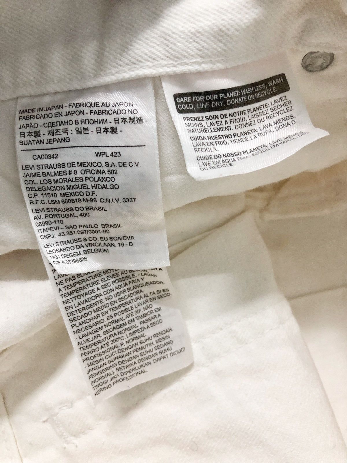 Beams Japan × Levi's 2019 Collab Levis x Beams '' THE INSIDE OUT COLLECTION '' Size US 29 - 14 Thumbnail