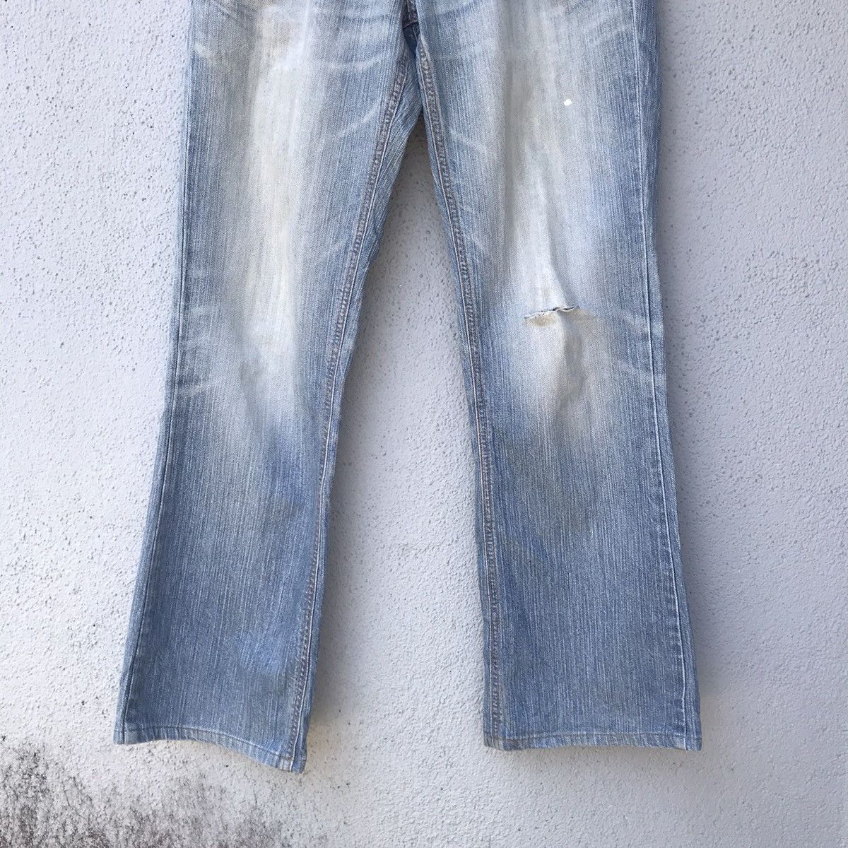 Edwin Vintage Edwin Distressed Blue Wash Jeans Size US 31 - 3 Thumbnail