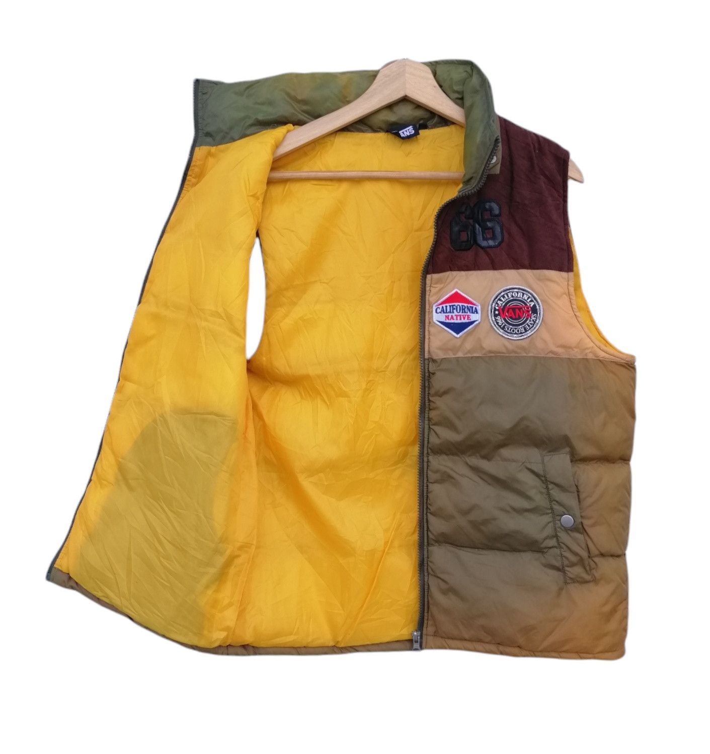 Vans × Vintage Vans Sun Faded Puffer Vest Jacket Size US S / EU 44-46 / 1 - 13 Thumbnail
