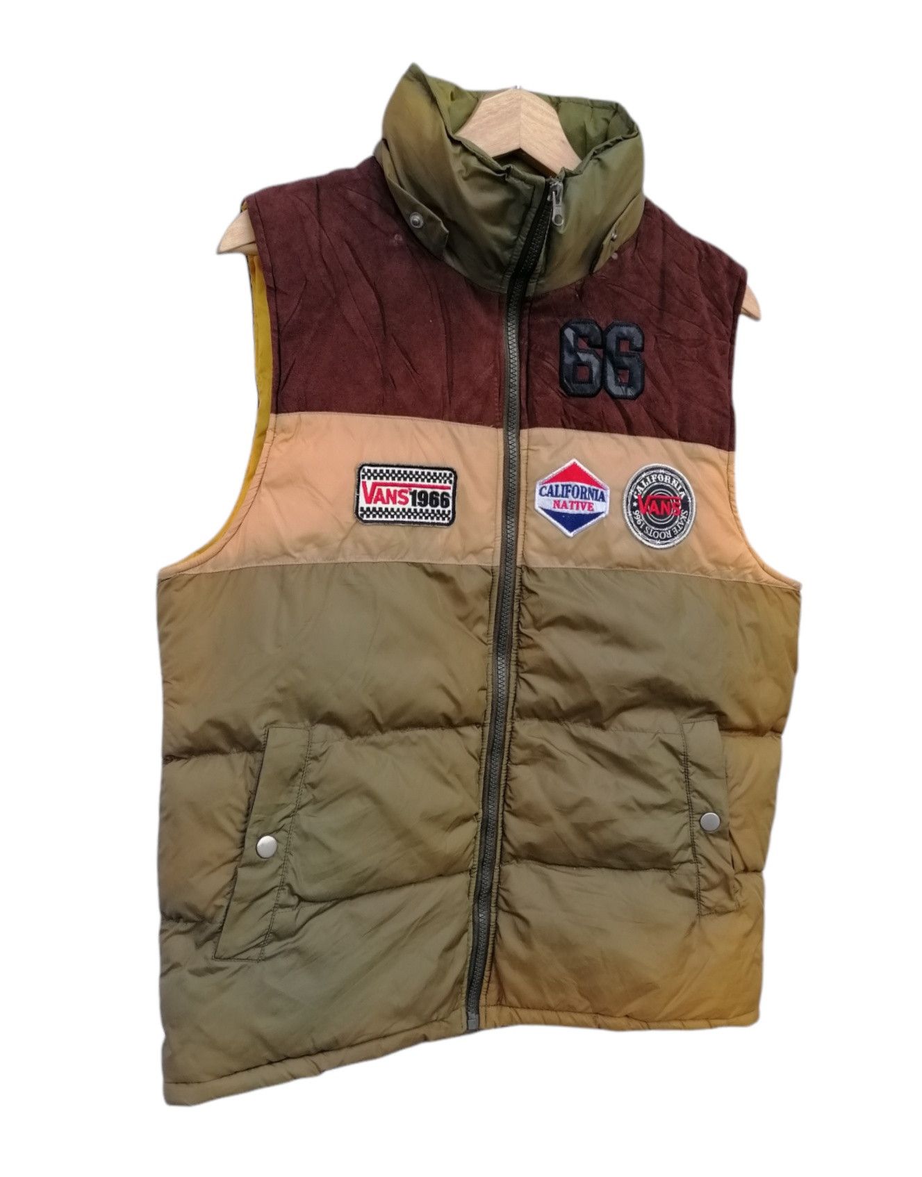 Vans × Vintage Vans Sun Faded Puffer Vest Jacket Size US S / EU 44-46 / 1 - 4 Thumbnail