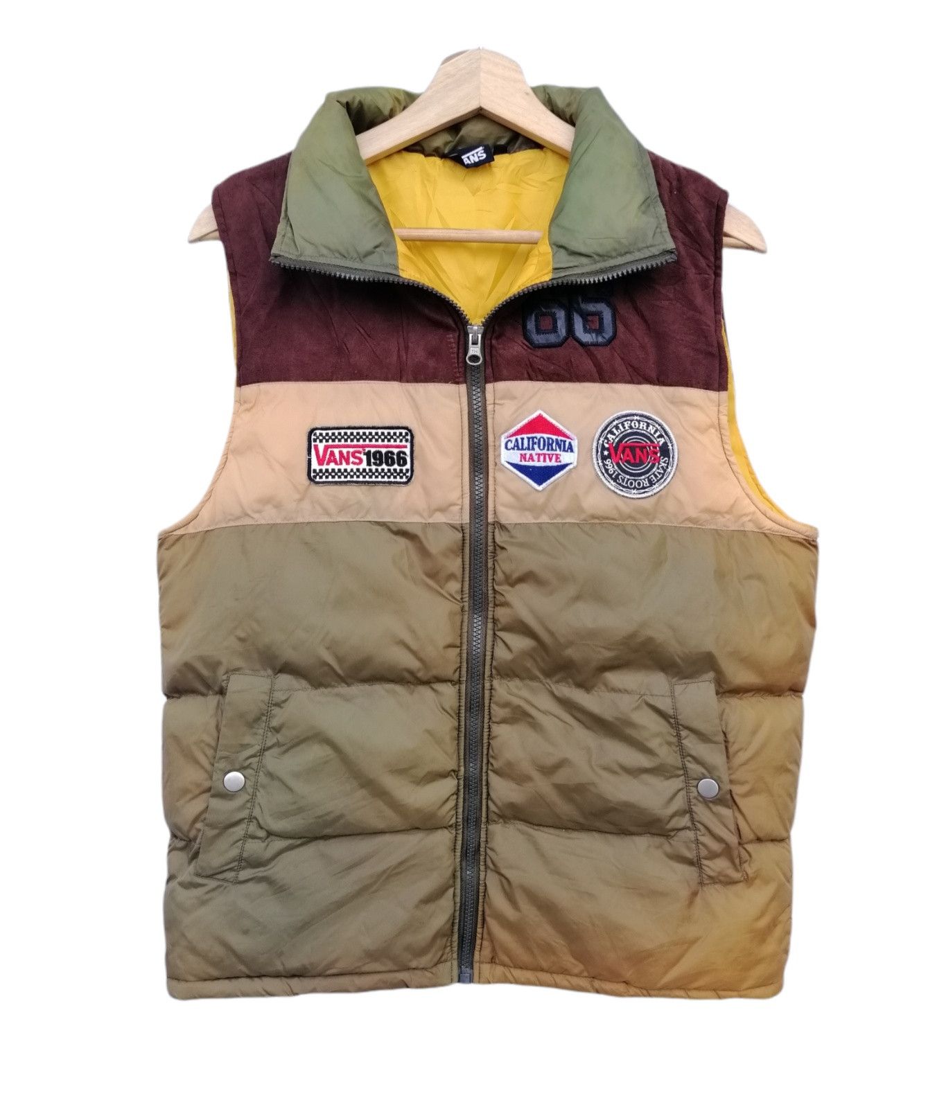 Vans × Vintage Vans Sun Faded Puffer Vest Jacket Size US S / EU 44-46 / 1 - 3 Thumbnail