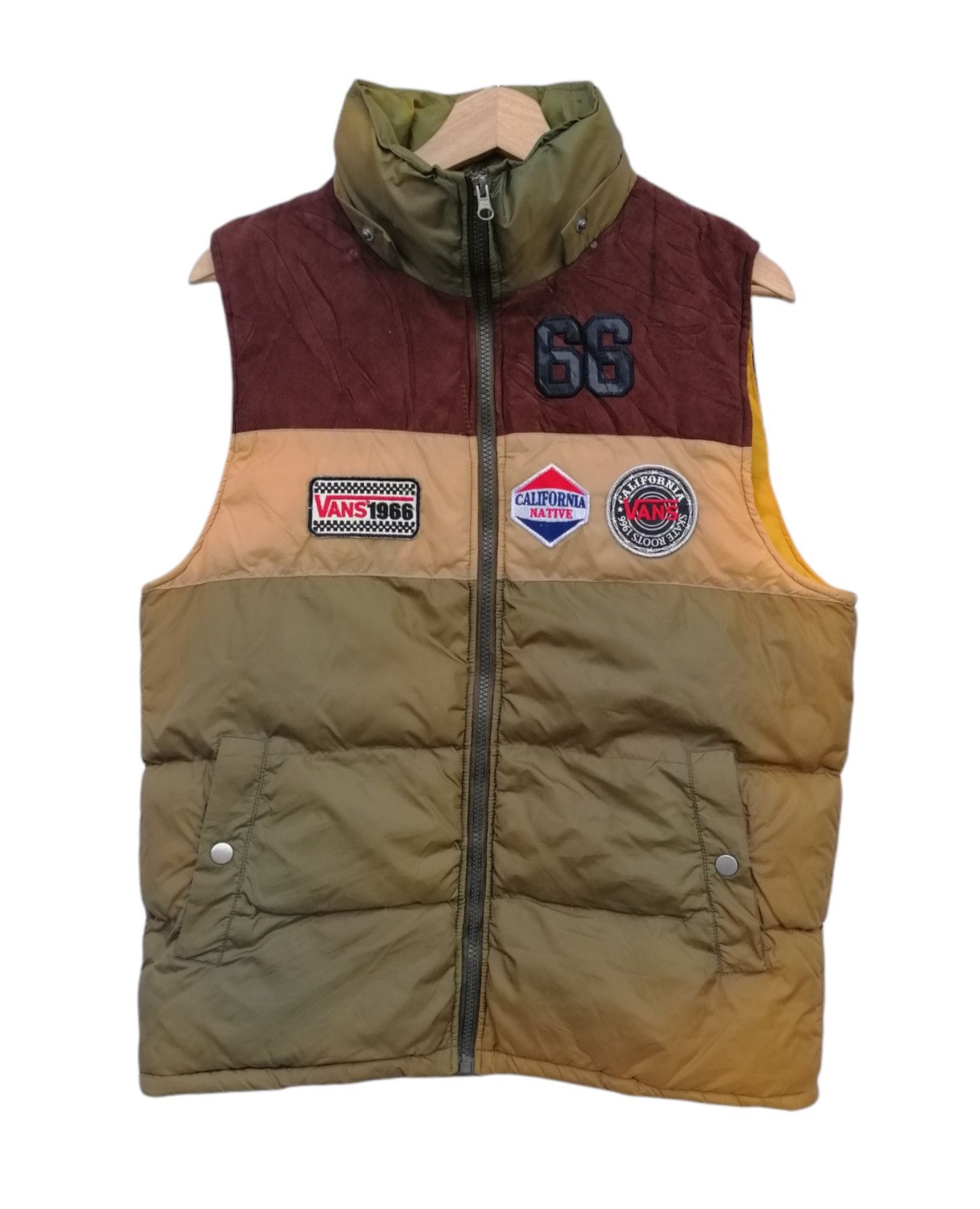 Vans × Vintage Vans Sun Faded Puffer Vest Jacket Size US S / EU 44-46 / 1 - 2 Thumbnail
