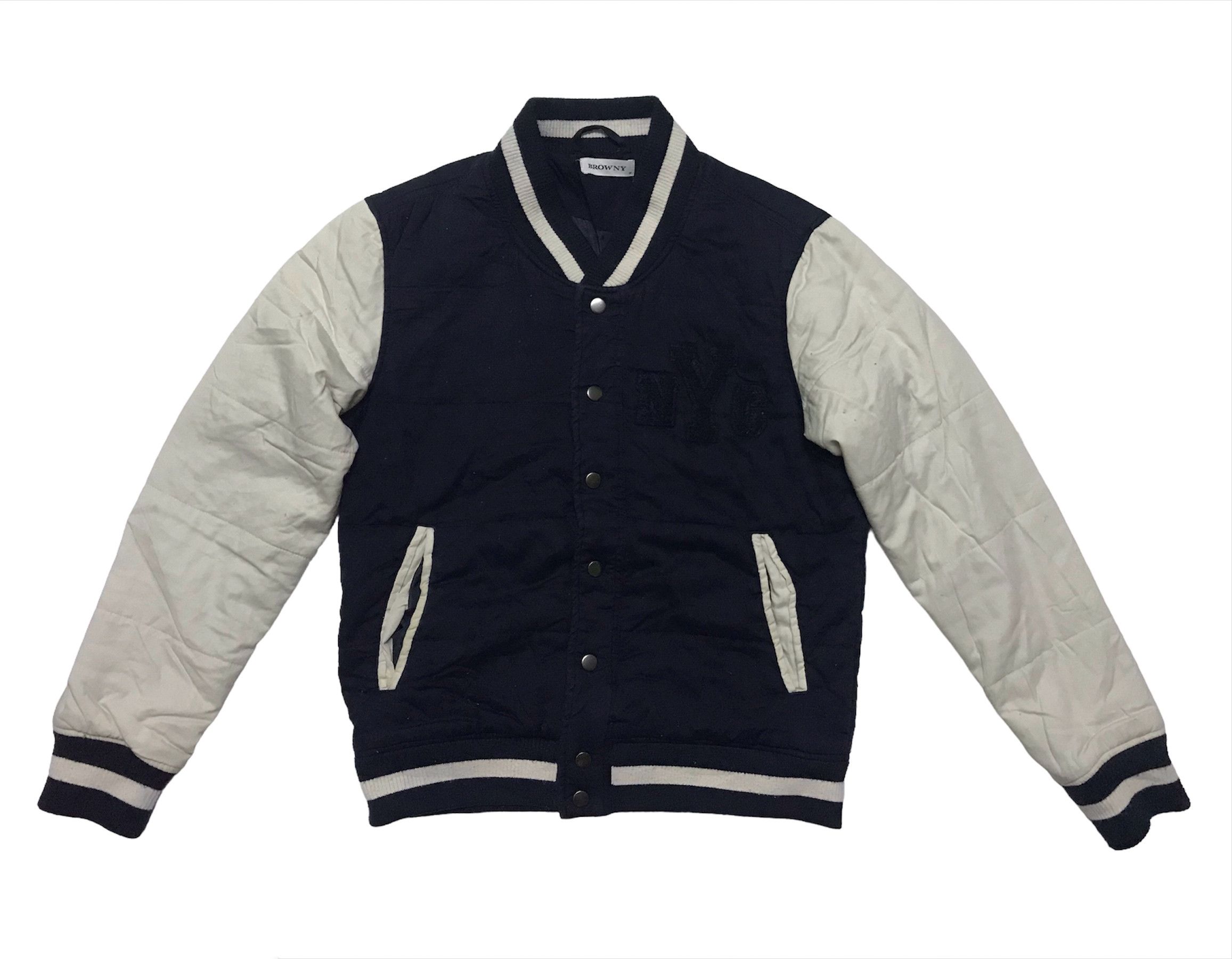 Japanese Brand Browny varsity jacket Size US M / EU 48-50 / 2 - 1 Thumbnail