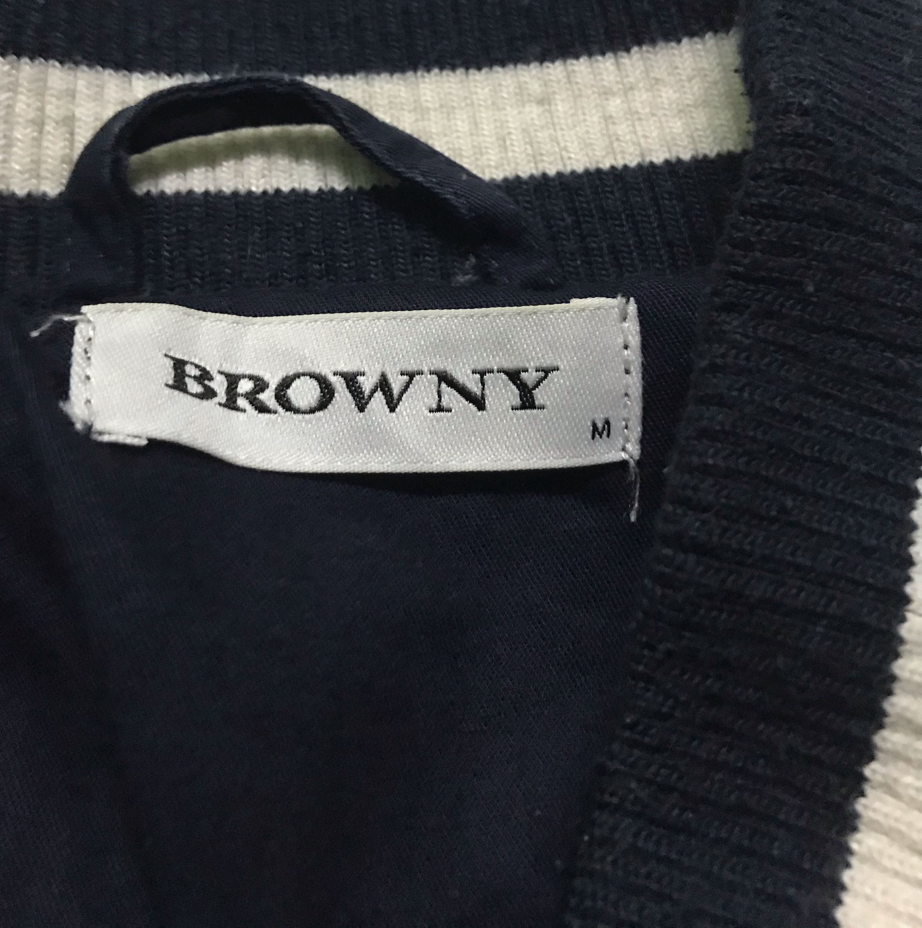 Japanese Brand Browny varsity jacket Size US M / EU 48-50 / 2 - 2 Thumbnail