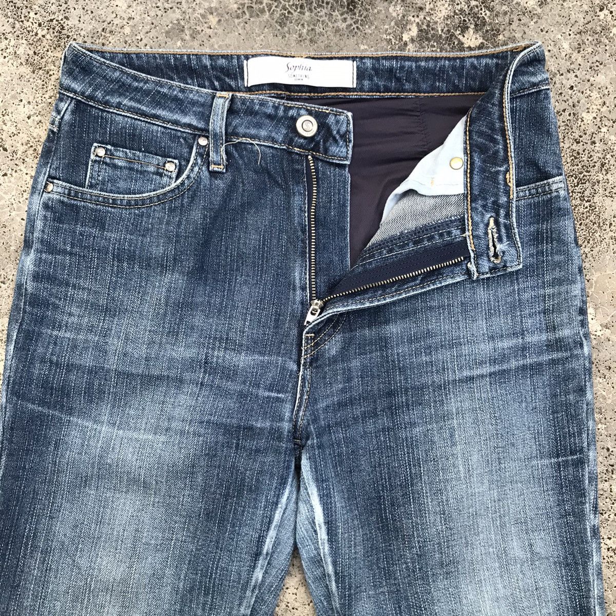 Edwin Vintage Edwin Denim Blue Wash Flare Jeans Size US 28 / EU 44 - 8 Thumbnail