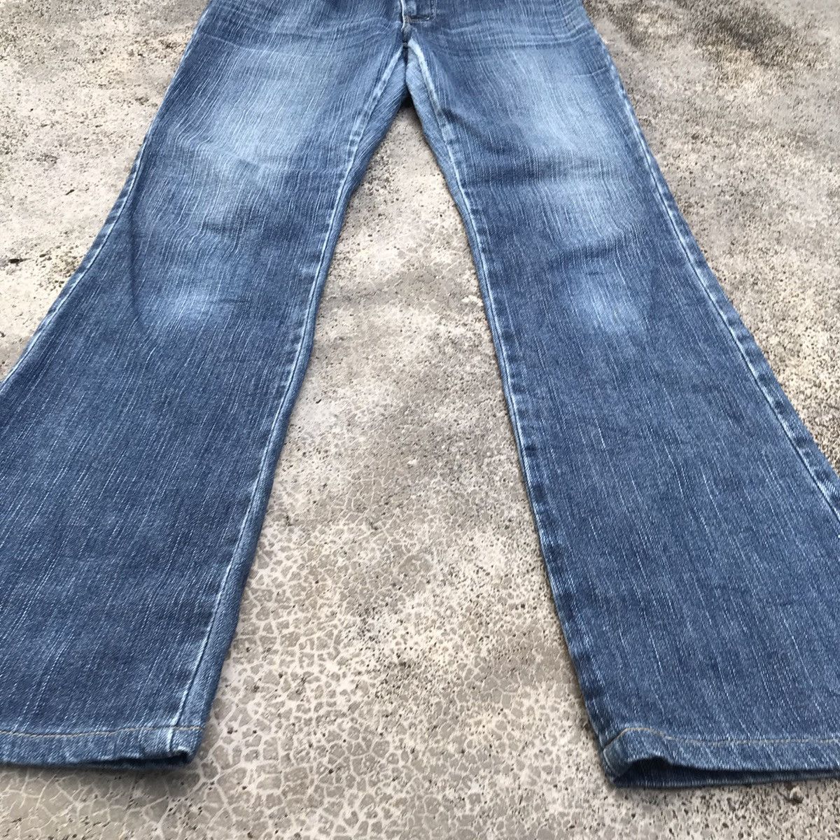 Edwin Vintage Edwin Denim Blue Wash Flare Jeans Size US 28 / EU 44 - 6 Thumbnail