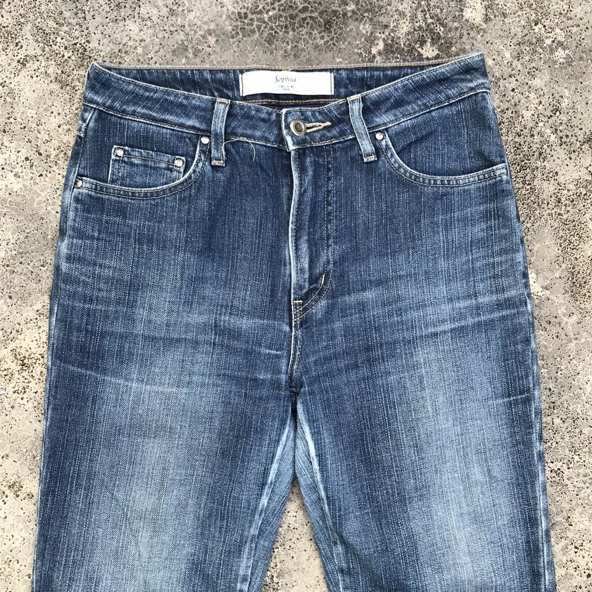 Edwin Vintage Edwin Denim Blue Wash Flare Jeans Size US 28 / EU 44 - 2 Thumbnail