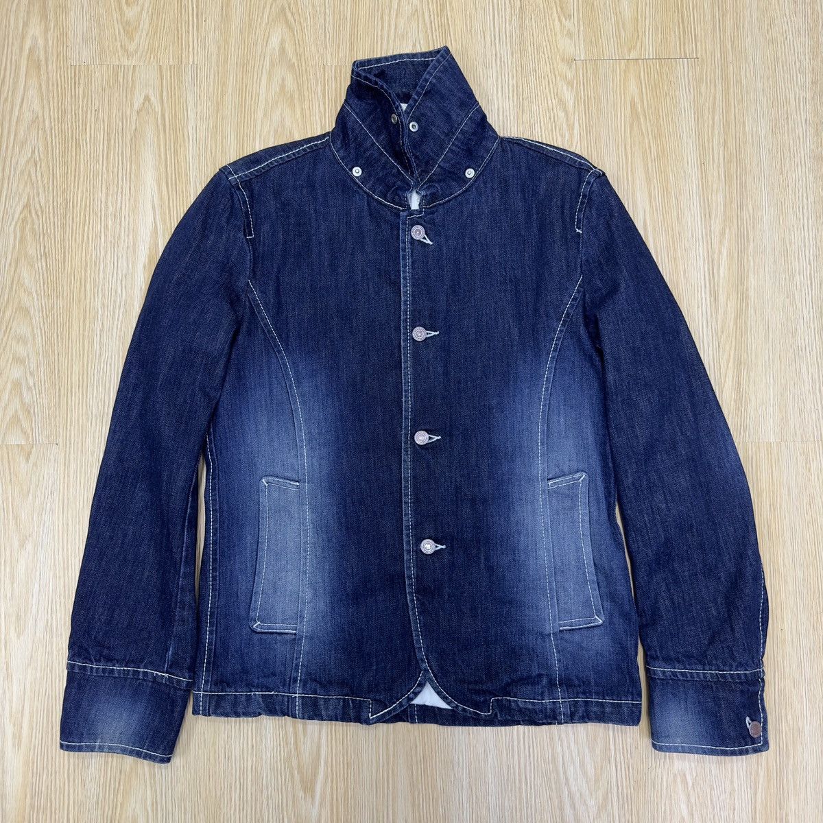 Designer × HIDEAWAYS Hideaways Indigo Denim Jacket JJ07 Size M / US 6-8 / IT 42-44 - 1 Thumbnail