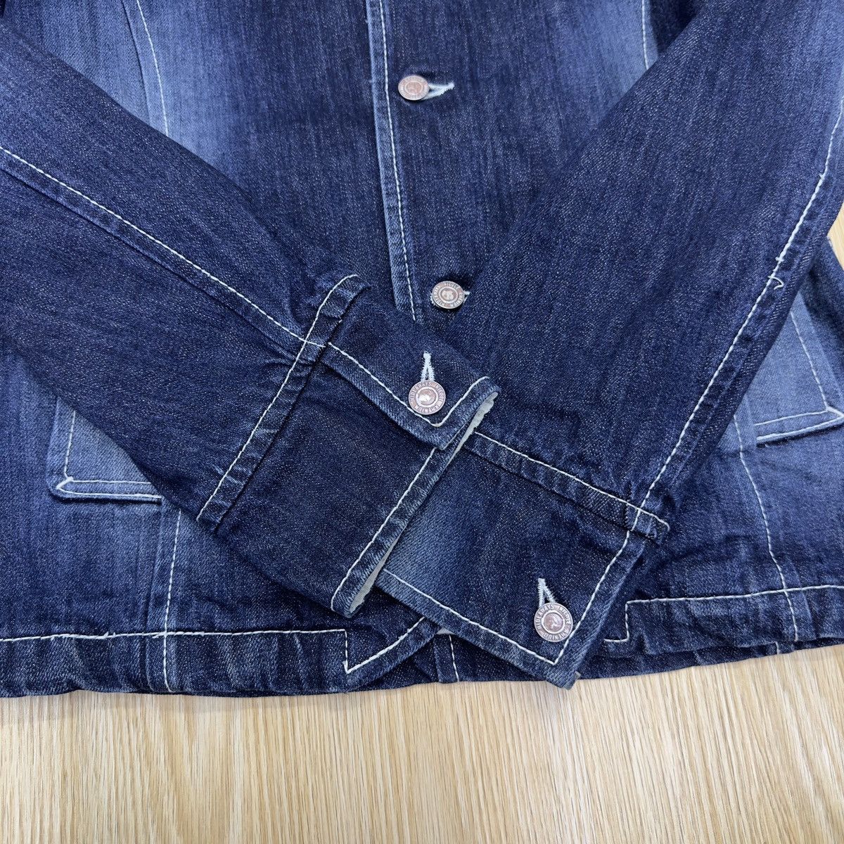 Designer × HIDEAWAYS Hideaways Indigo Denim Jacket JJ07 Size M / US 6-8 / IT 42-44 - 5 Thumbnail