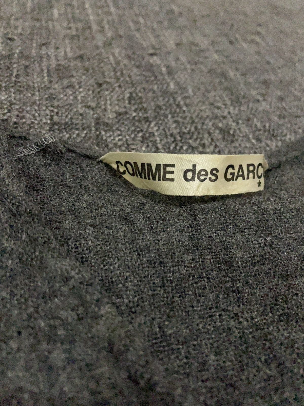 Comme des Garcons Vintage 80s COMME Des GARÇONS Wool Cardigan Size ONE SIZE - 12 Thumbnail