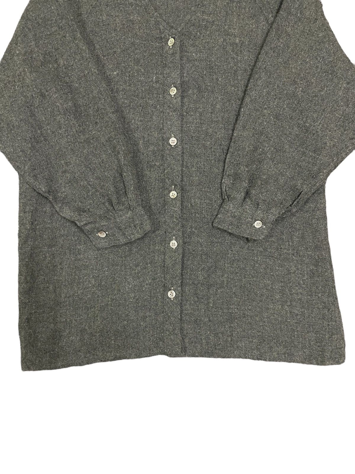 Comme des Garcons Vintage 80s COMME Des GARÇONS Wool Cardigan Size ONE SIZE - 4 Thumbnail