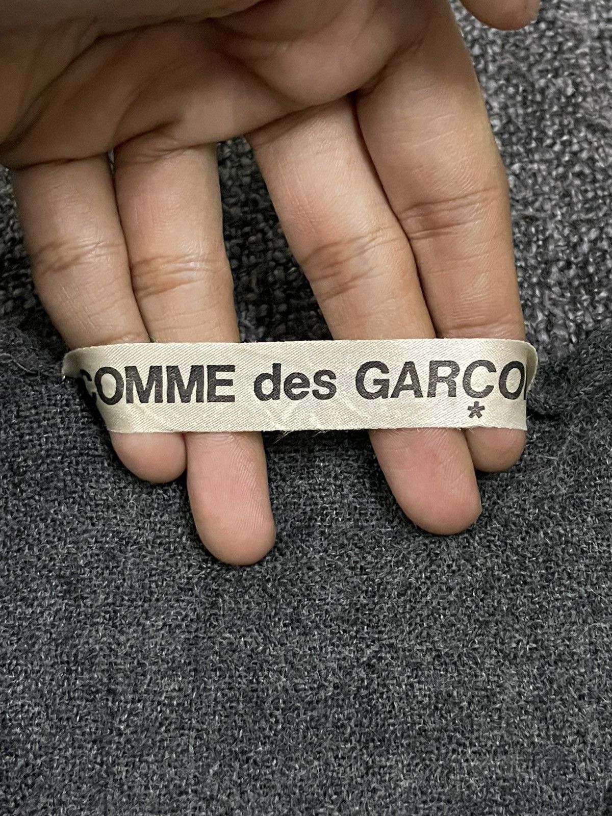 Comme des Garcons Vintage 80s COMME Des GARÇONS Wool Cardigan Size ONE SIZE - 8 Thumbnail