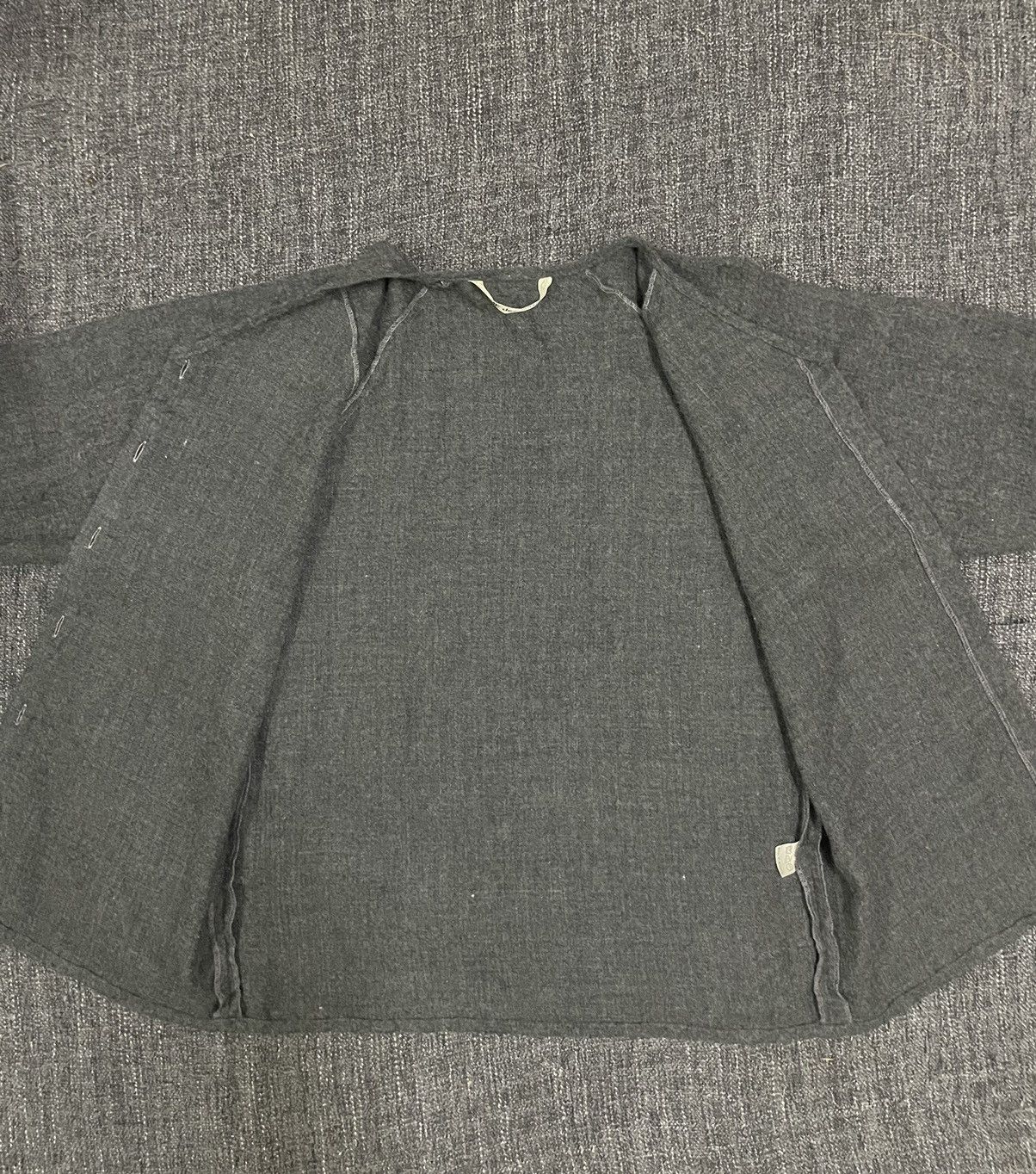 Comme des Garcons Vintage 80s COMME Des GARÇONS Wool Cardigan Size ONE SIZE - 14 Thumbnail