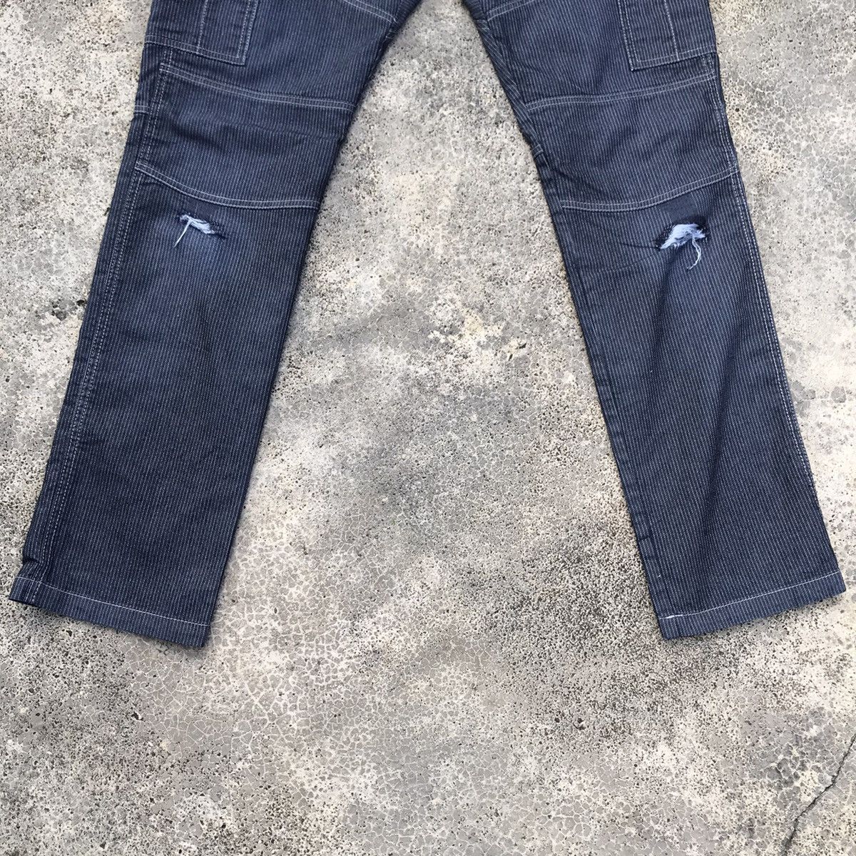 Dickies Vintage Dickies Japanese Branded Striped Cargo Pants Size US 34 / EU 50 - 3 Thumbnail