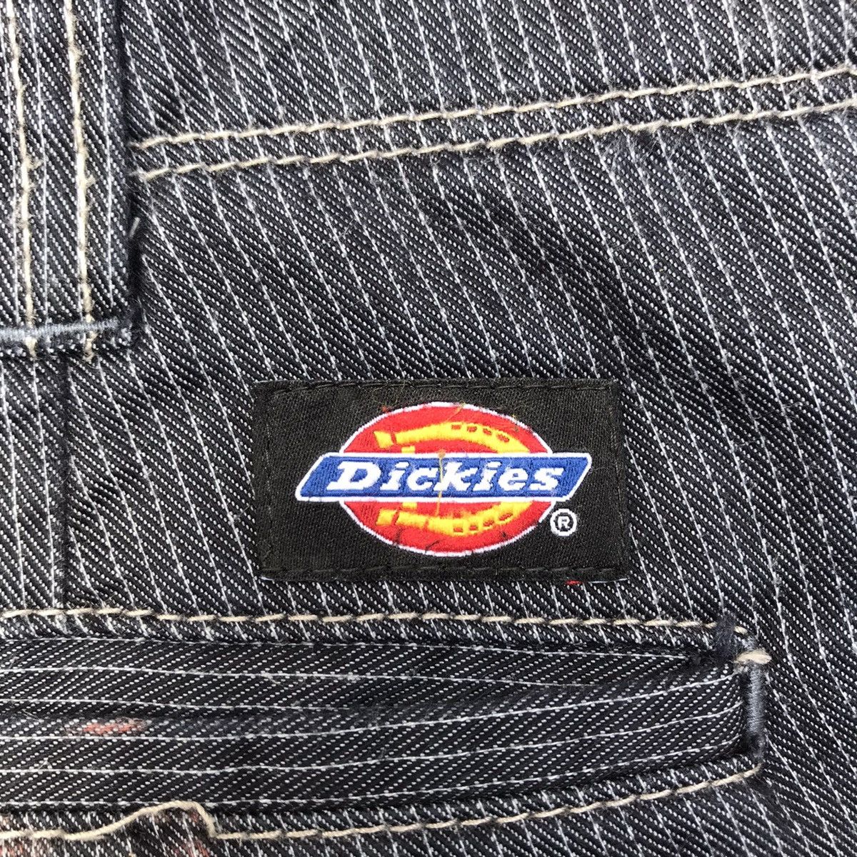 Dickies Vintage Dickies Japanese Branded Striped Cargo Pants Size US 34 / EU 50 - 12 Thumbnail