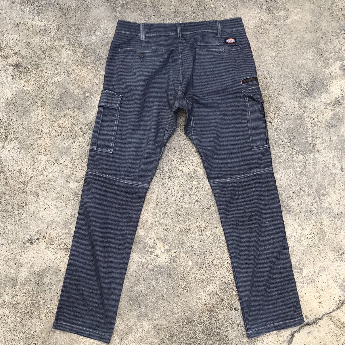 Dickies Vintage Dickies Japanese Branded Striped Cargo Pants Size US 34 / EU 50 - 15 Thumbnail