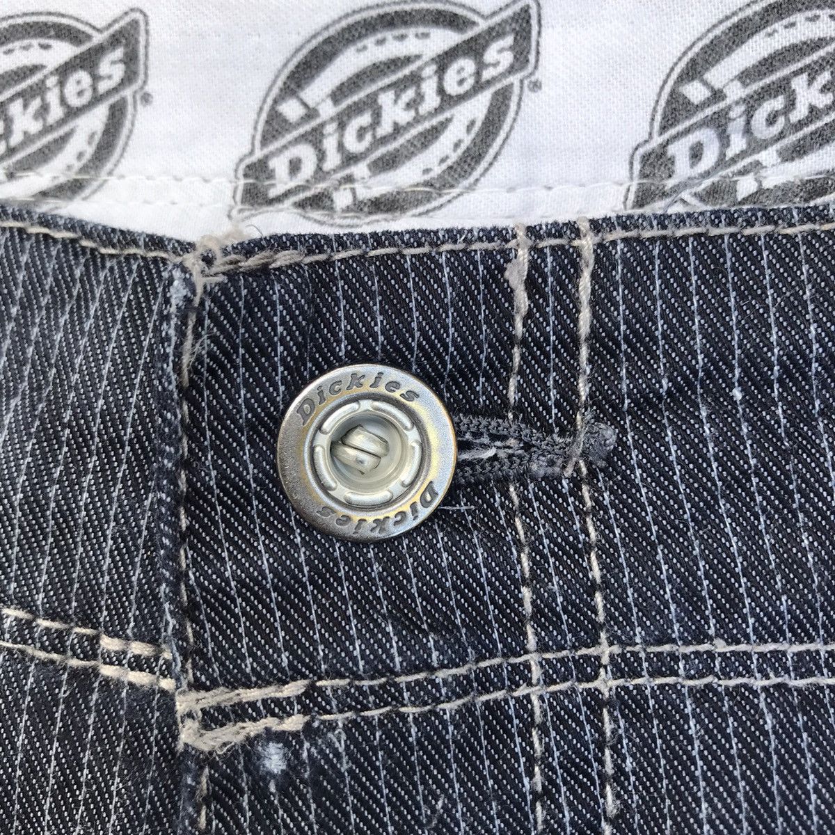 Dickies Vintage Dickies Japanese Branded Striped Cargo Pants Size US 34 / EU 50 - 10 Thumbnail