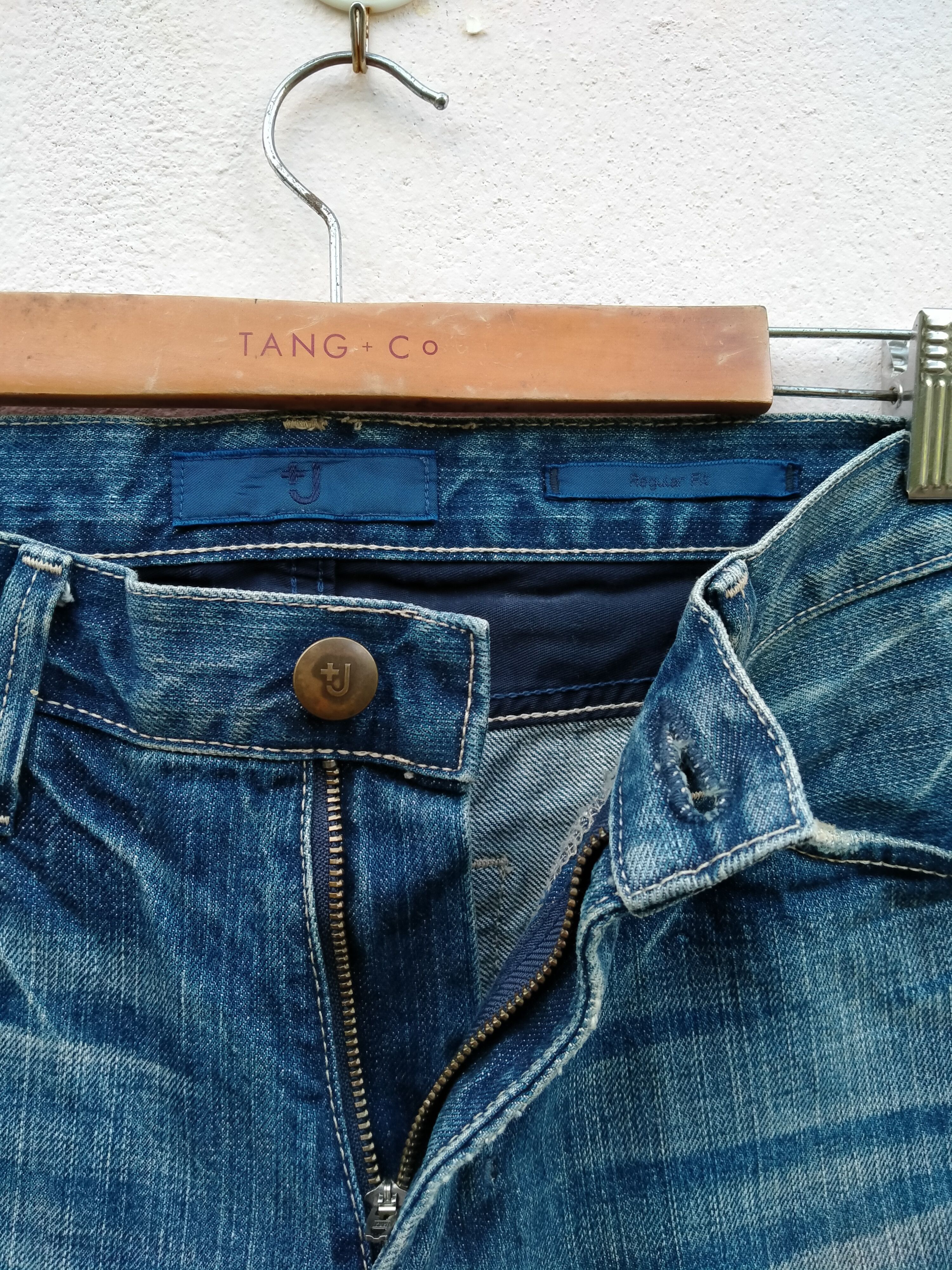 Jil Sander × Uniqlo Distressed Jil Sander X Uniqlo Regular Fit Denim Jeans Size US 30 / EU 46 - 18 Thumbnail
