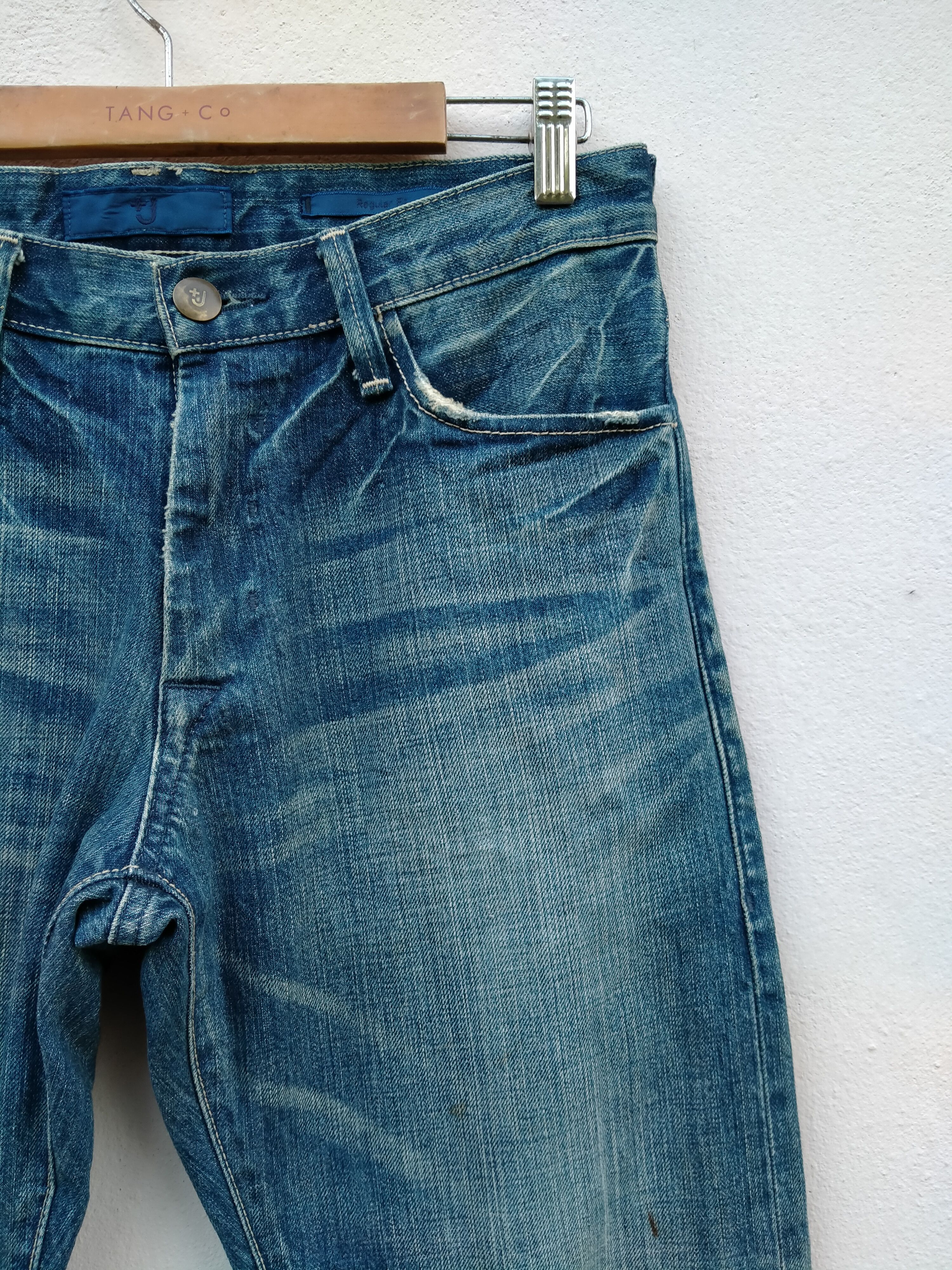 Jil Sander × Uniqlo Distressed Jil Sander X Uniqlo Regular Fit Denim Jeans Size US 30 / EU 46 - 8 Thumbnail