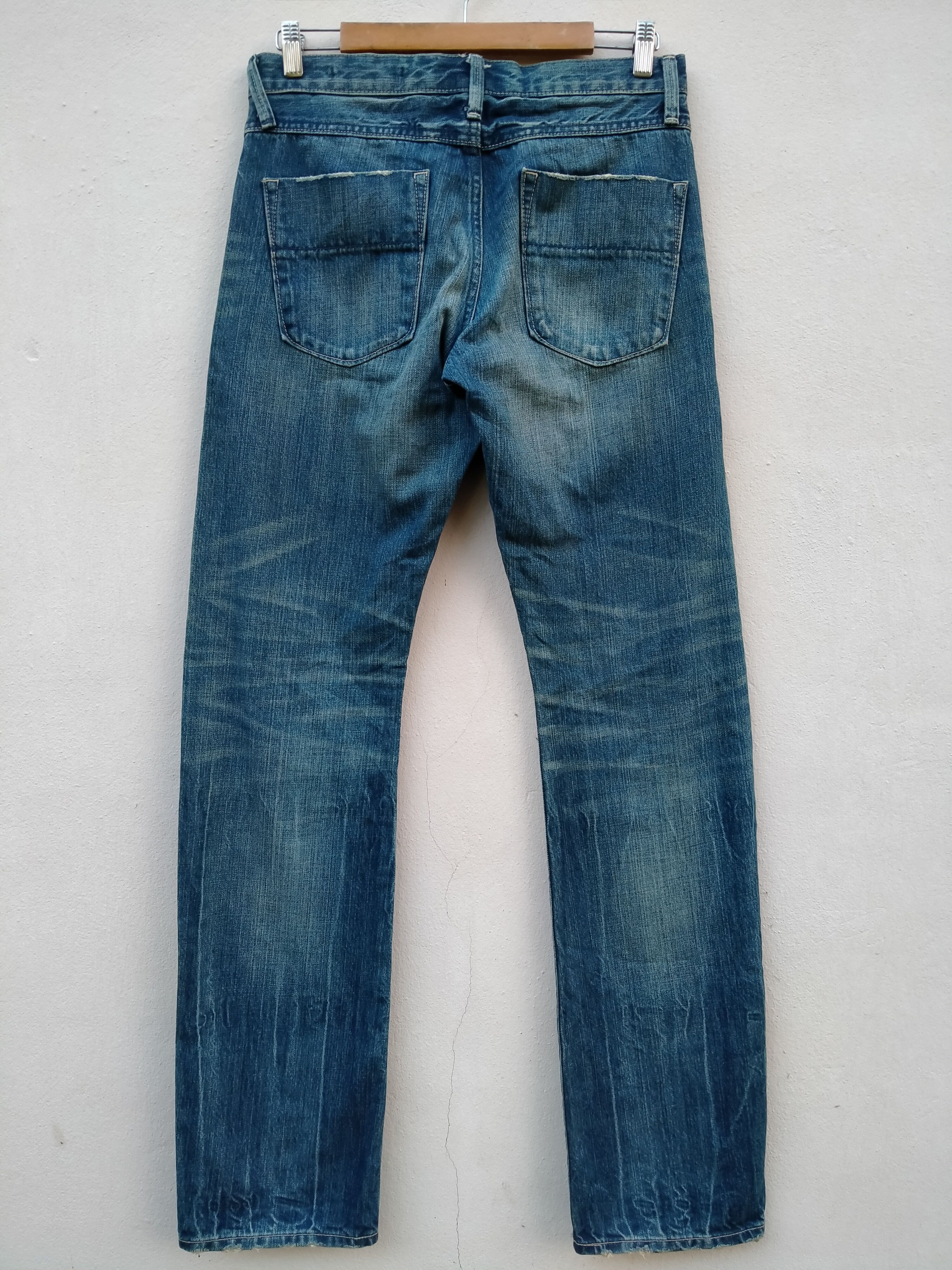Jil Sander × Uniqlo Distressed Jil Sander X Uniqlo Regular Fit Denim Jeans Size US 30 / EU 46 - 3 Thumbnail