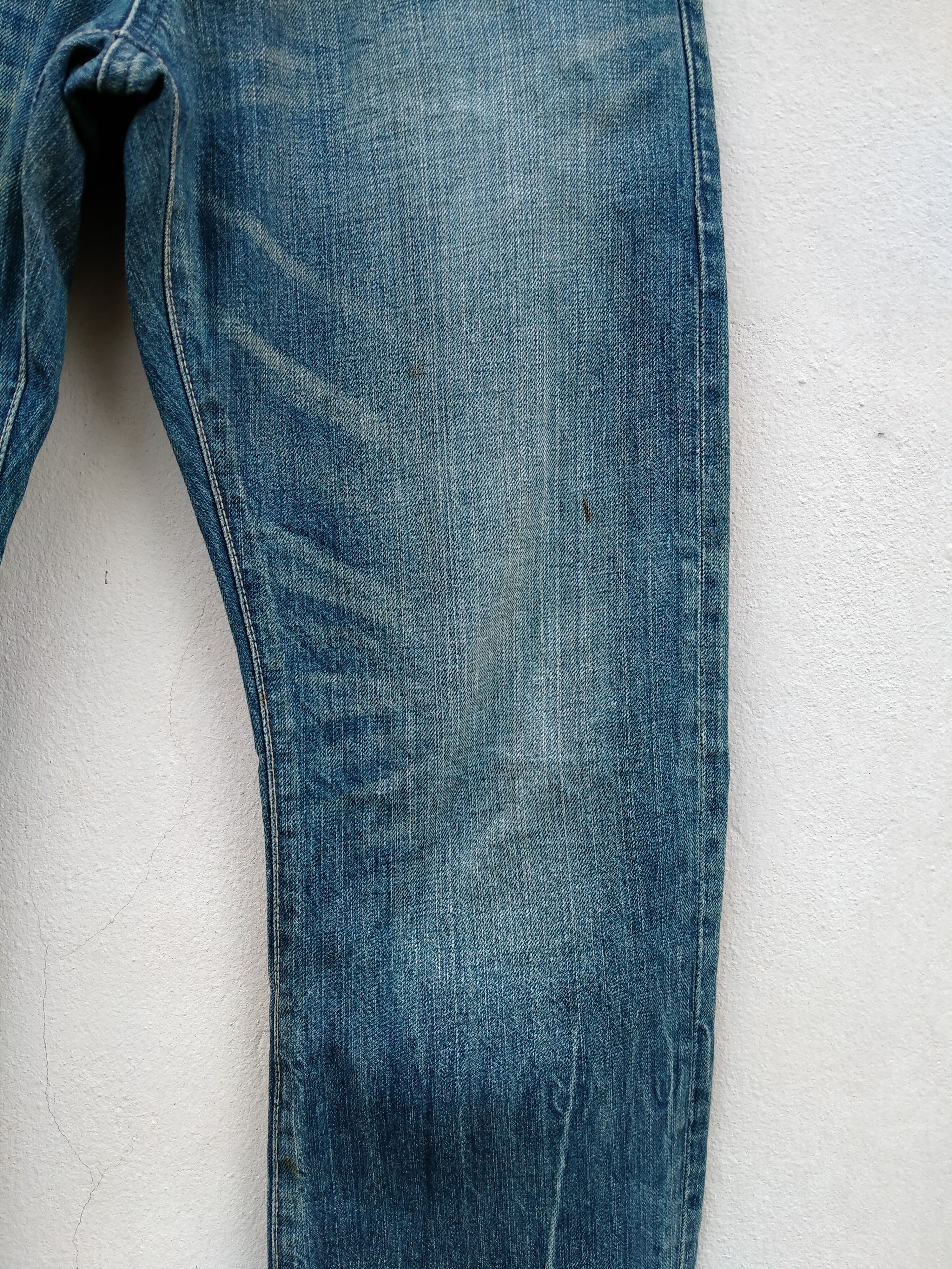 Jil Sander × Uniqlo Distressed Jil Sander X Uniqlo Regular Fit Denim Jeans Size US 30 / EU 46 - 9 Thumbnail