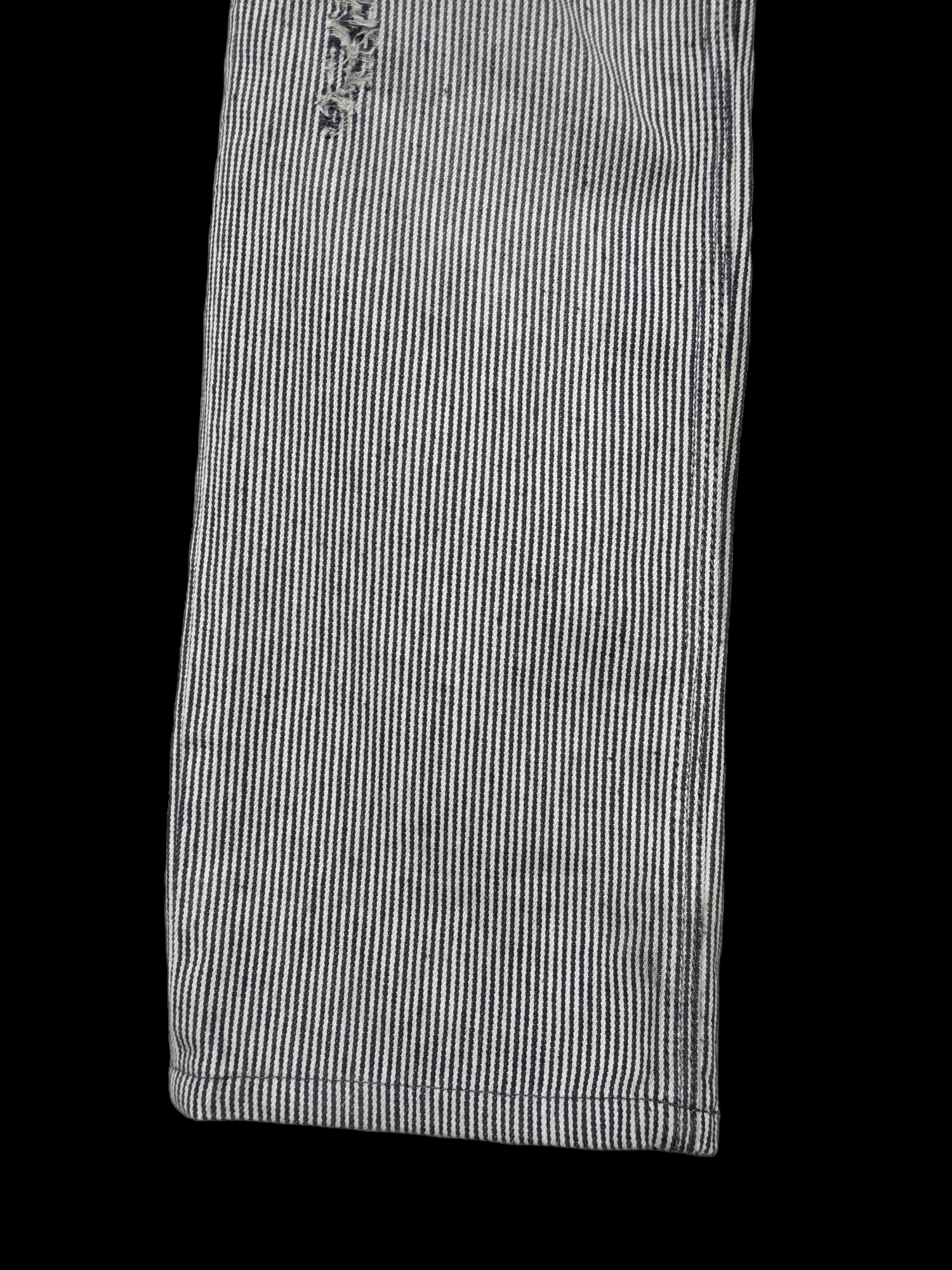The Difference Vintage Boro Sashiko Rips Rupert Difference Stripe Denim Size US 30 / EU 46 - 7 Thumbnail
