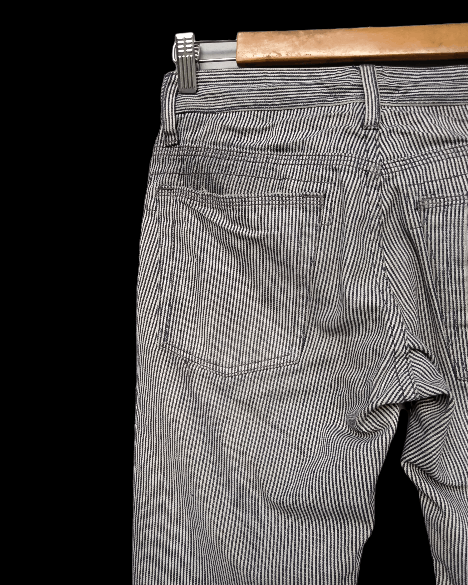 The Difference Vintage Boro Sashiko Rips Rupert Difference Stripe Denim Size US 30 / EU 46 - 12 Thumbnail