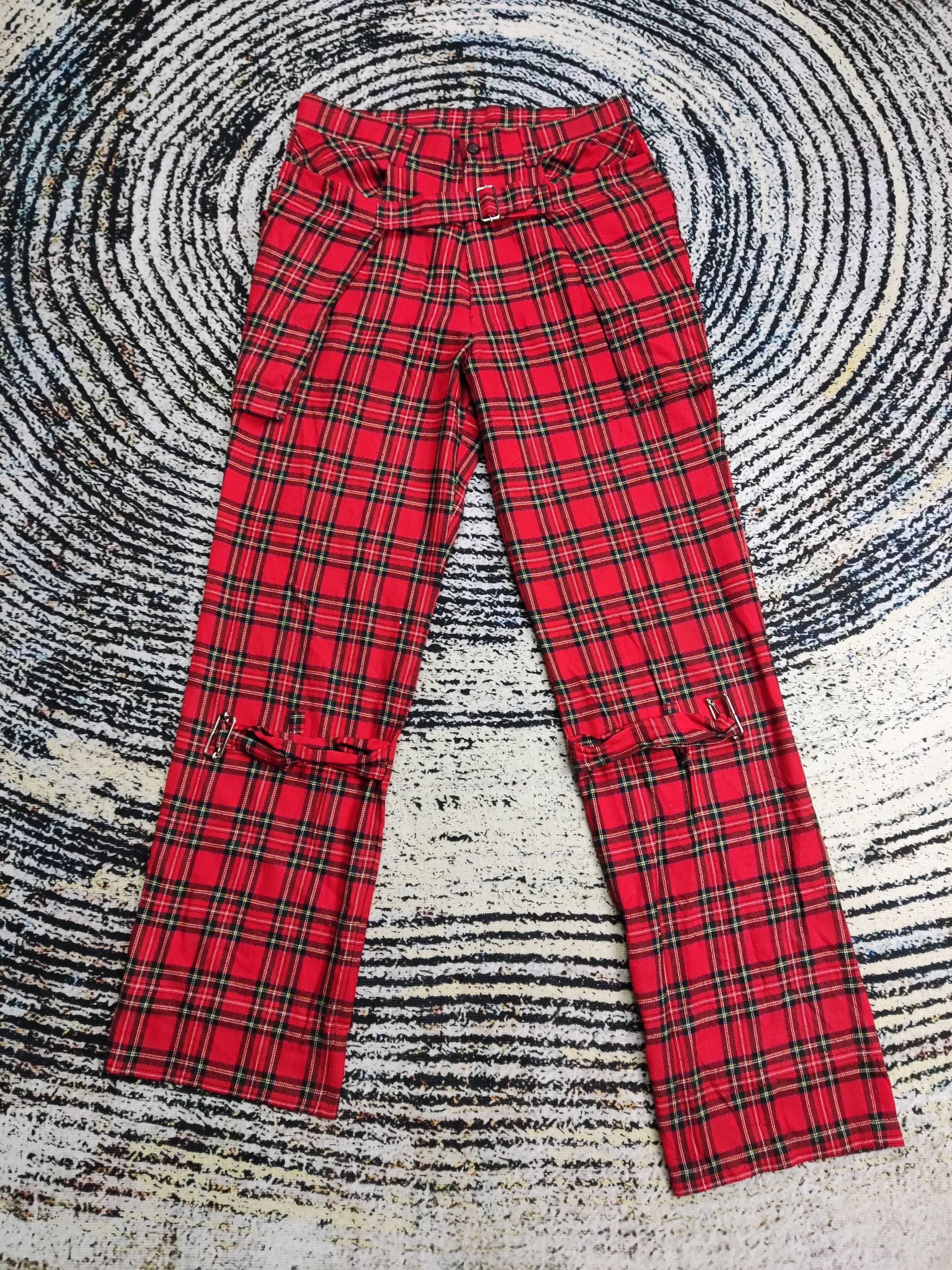 Band Tees × Japanese Brand × Seditionaries ❤️‍🔥ALPHALLE❤🔥 Layered Skirt Bondage Pants Size US 30 / EU 46 - 1 Thumbnail