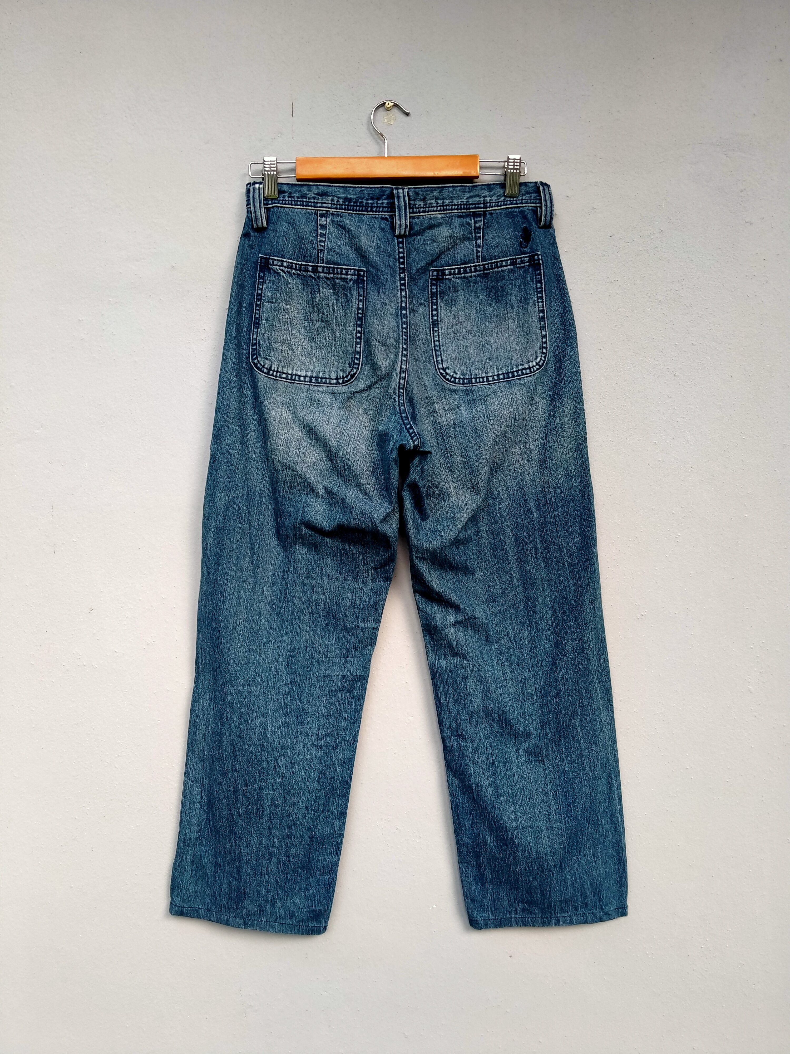 JW Anderson × Uniqlo J.W. Anderson X Uniqlo Indigo Blue Denim Fatigue Pant Size US 30 / EU 46 - 1 Thumbnail