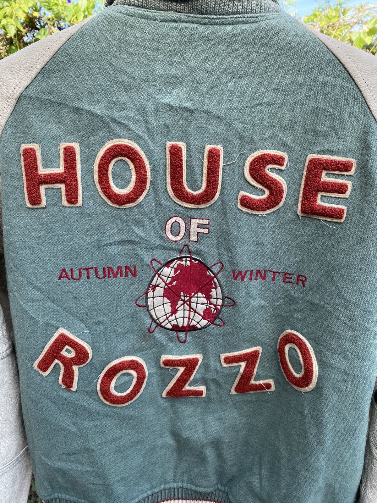 Vintage Rozzo Pulcino Varsity Jacket Leather Sleeve Size US XL / EU 56 / 4 - 11 Thumbnail