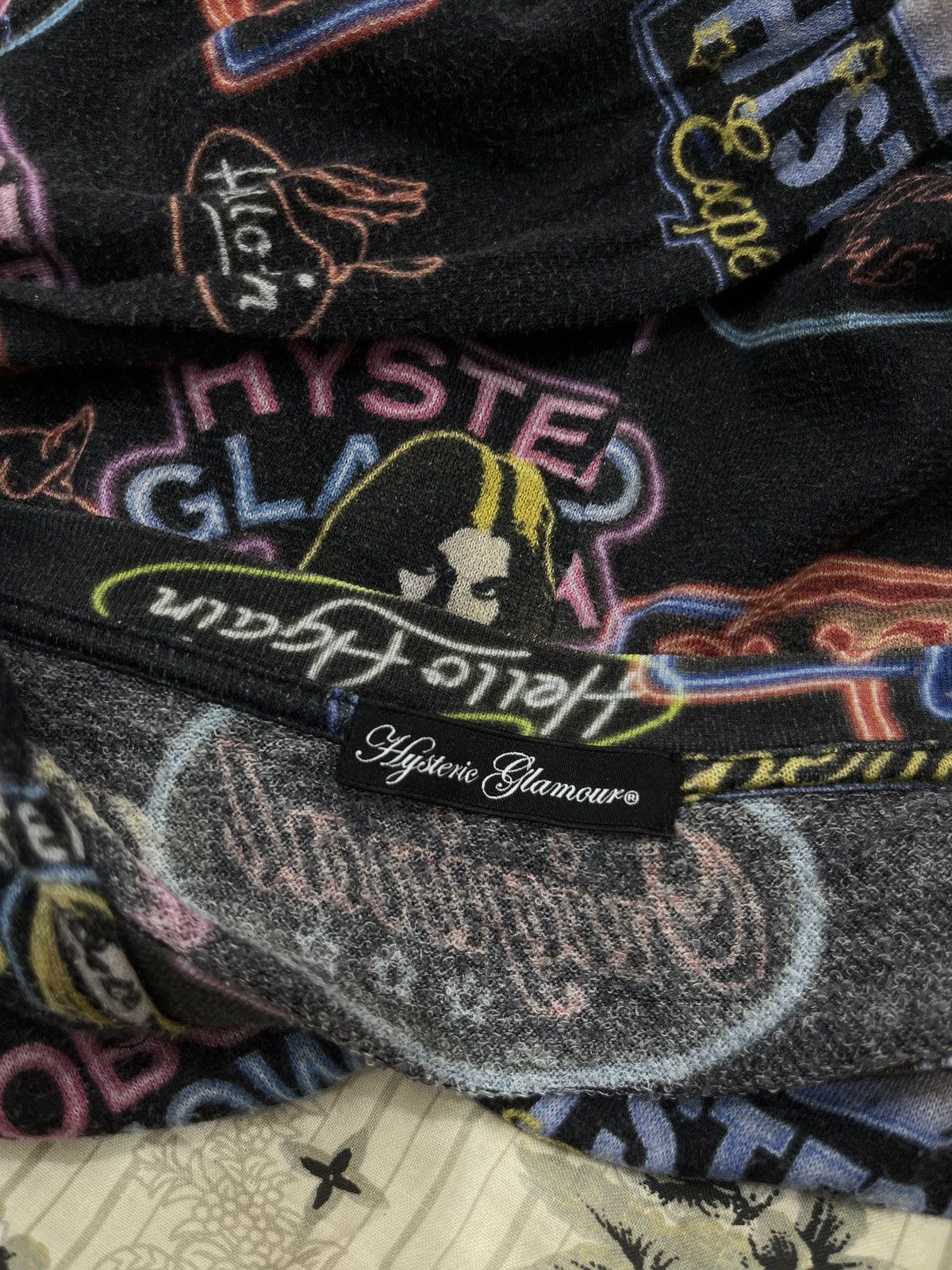 Hysteric Glamour (Ffff). VINTAGE HYSTERIC GLAMOUR OVER PRINT HOODIE DRESS Size S / US 4 / IT 40 - 9 Thumbnail