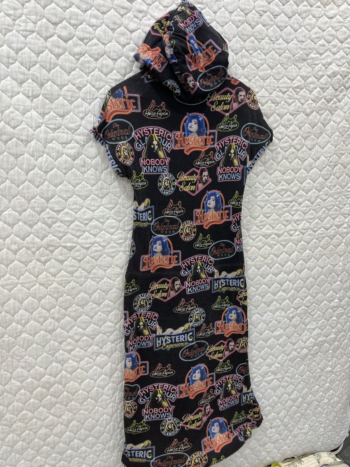 Hysteric Glamour (Ffff). VINTAGE HYSTERIC GLAMOUR OVER PRINT HOODIE DRESS Size S / US 4 / IT 40 - 6 Thumbnail