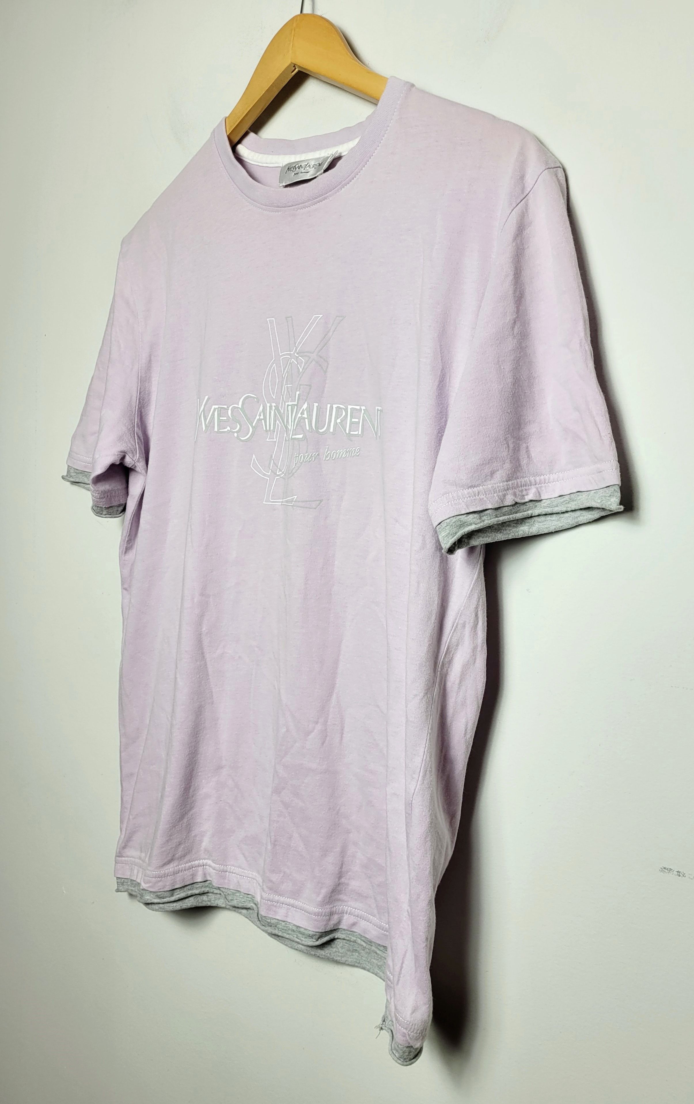 Vintage × Yves Saint Laurent Yves Saint Laurent big logo tee Size US S / EU 44-46 / 1 - 2 Thumbnail