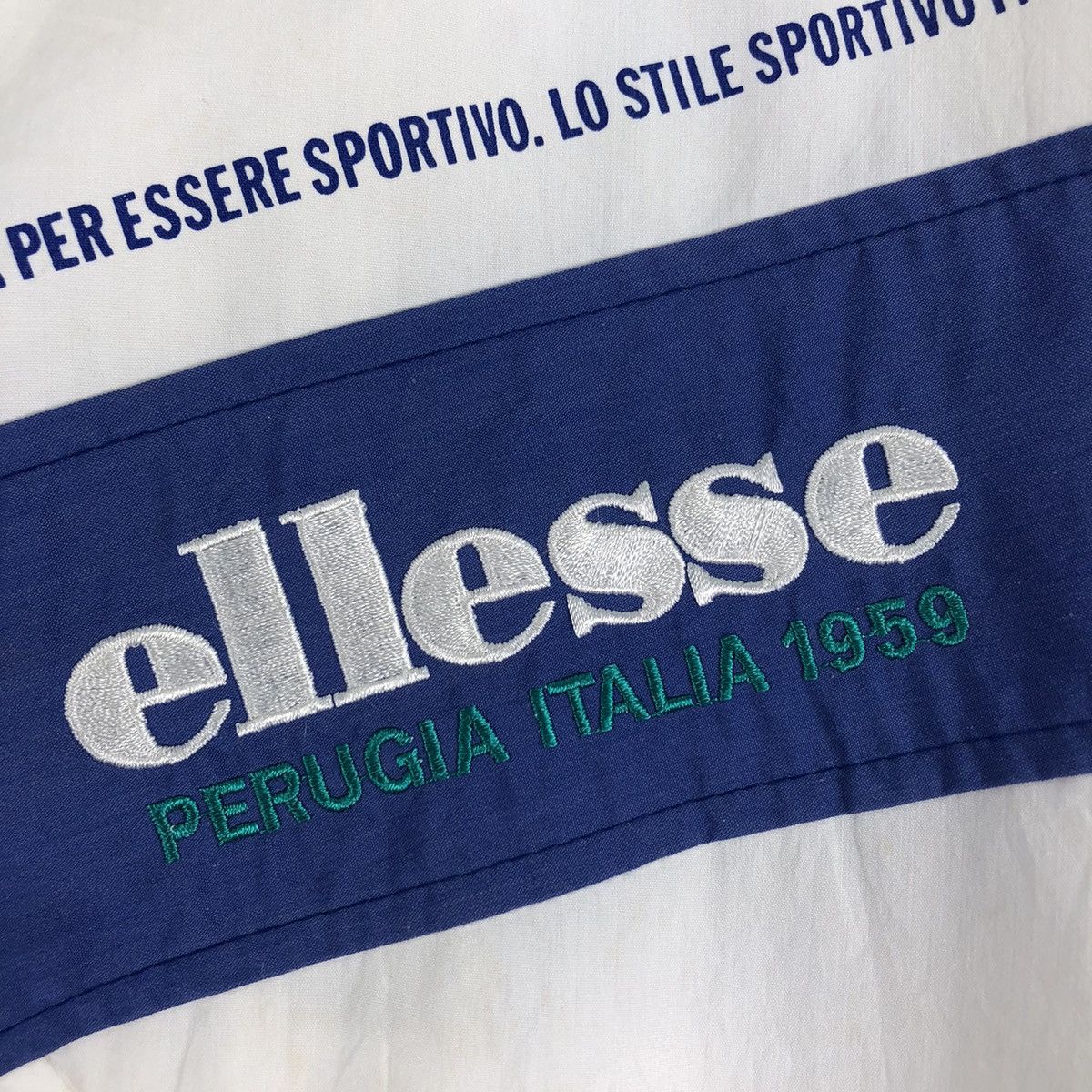 Ellesse Vintage 90's Ellese Perugia Italian 1959 Zipper Jacket Size US M / EU 48-50 / 2 - 8 Thumbnail