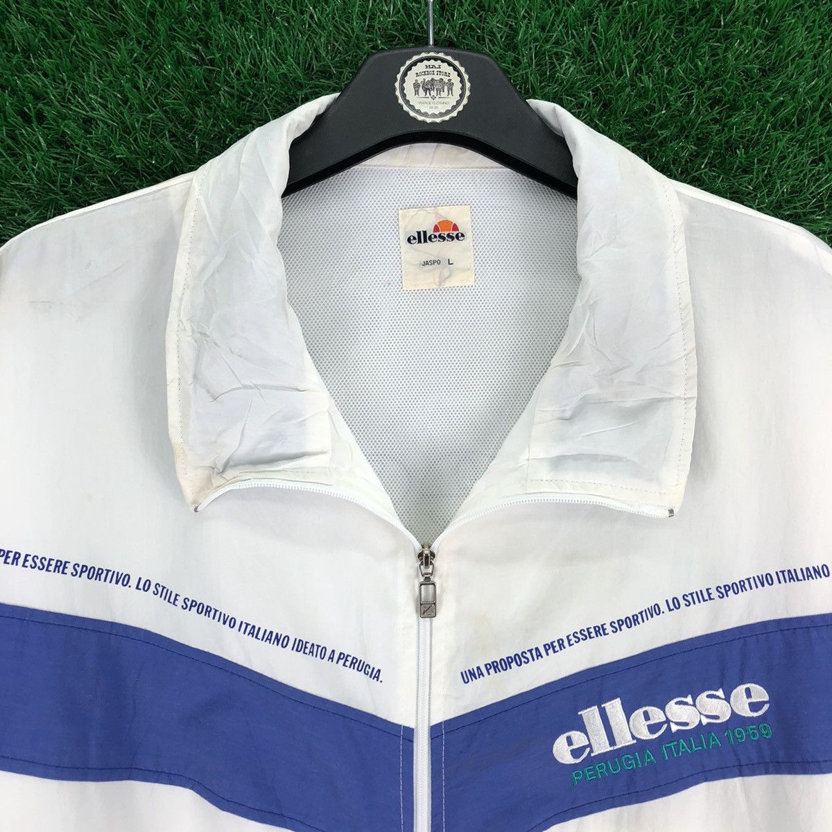 Ellesse Vintage 90's Ellese Perugia Italian 1959 Zipper Jacket Size US M / EU 48-50 / 2 - 7 Thumbnail