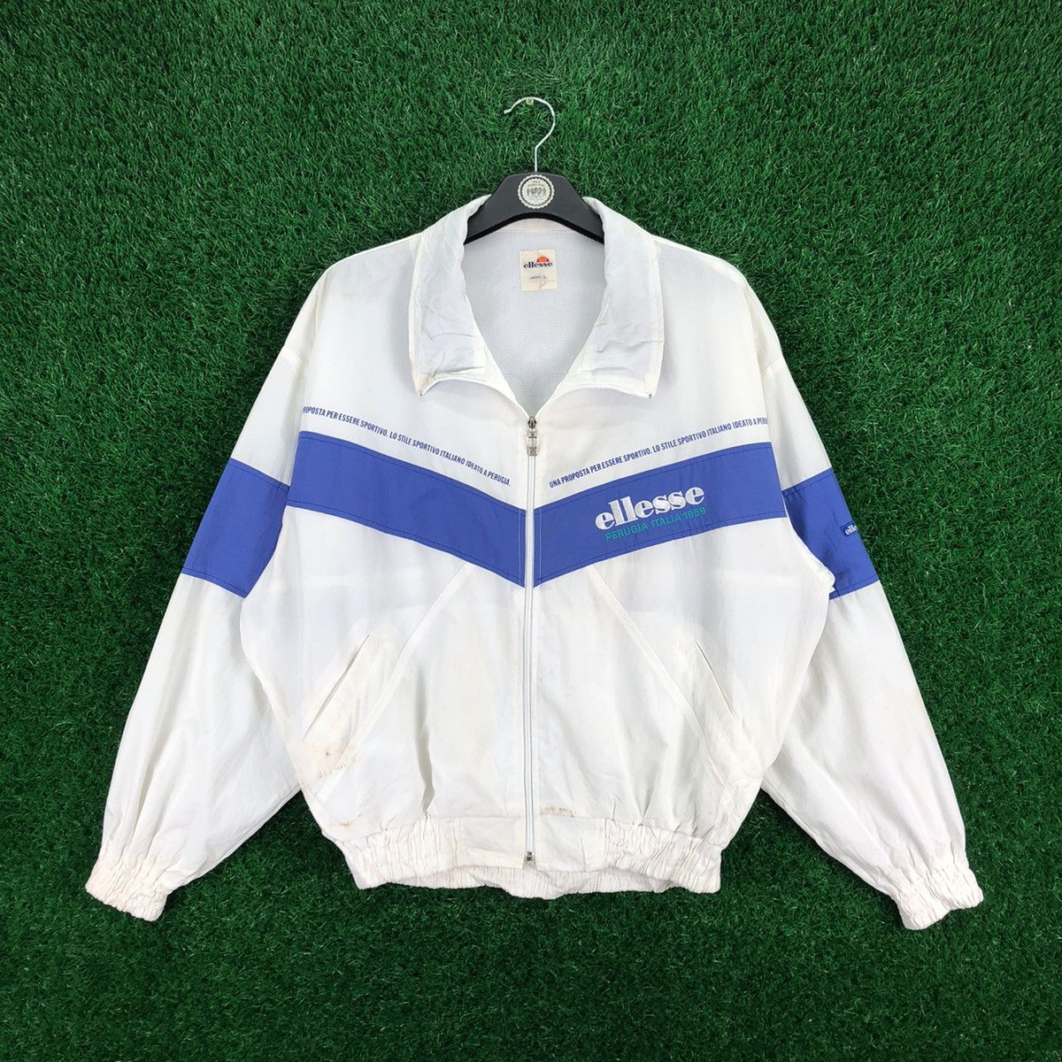 Ellesse Vintage 90's Ellese Perugia Italian 1959 Zipper Jacket Size US M / EU 48-50 / 2 - 4 Thumbnail