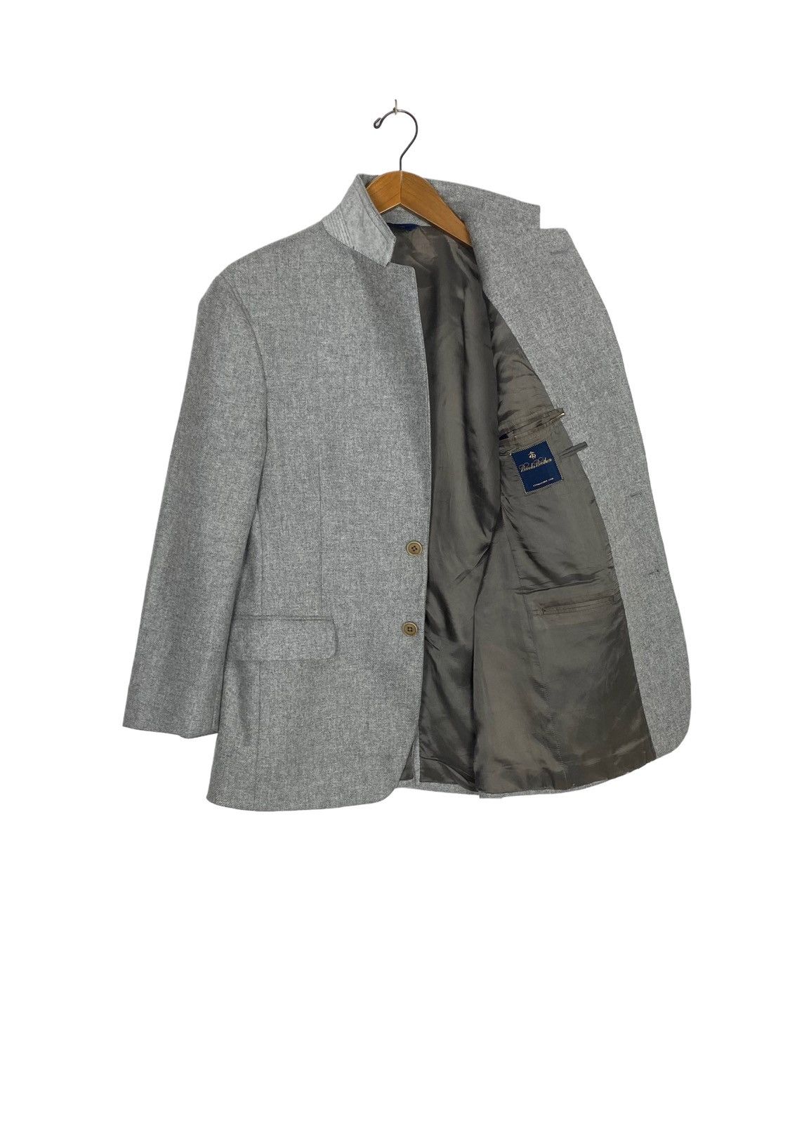 Brooks Brothers Brooks Brothers Cashmere Coarsehair Single Breasted Coat Size 42R - 2 Thumbnail