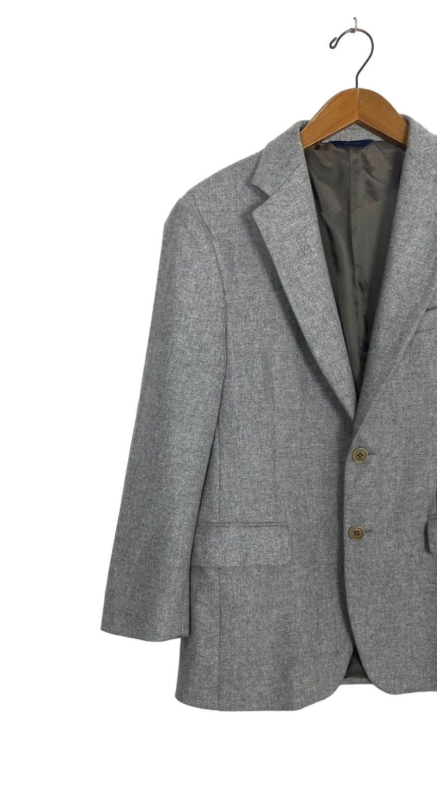 Brooks Brothers Brooks Brothers Cashmere Coarsehair Single Breasted Coat Size 42R - 3 Thumbnail