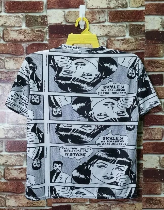 Thrasher Cartoon Anime Full Print Comic Thraser Polyster Material Size US M / EU 48-50 / 2 - 3 Thumbnail