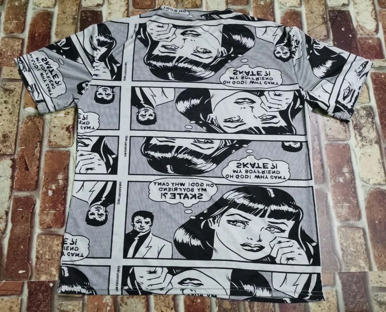 Thrasher Cartoon Anime Full Print Comic Thraser Polyster Material Size US M / EU 48-50 / 2 - 4 Thumbnail